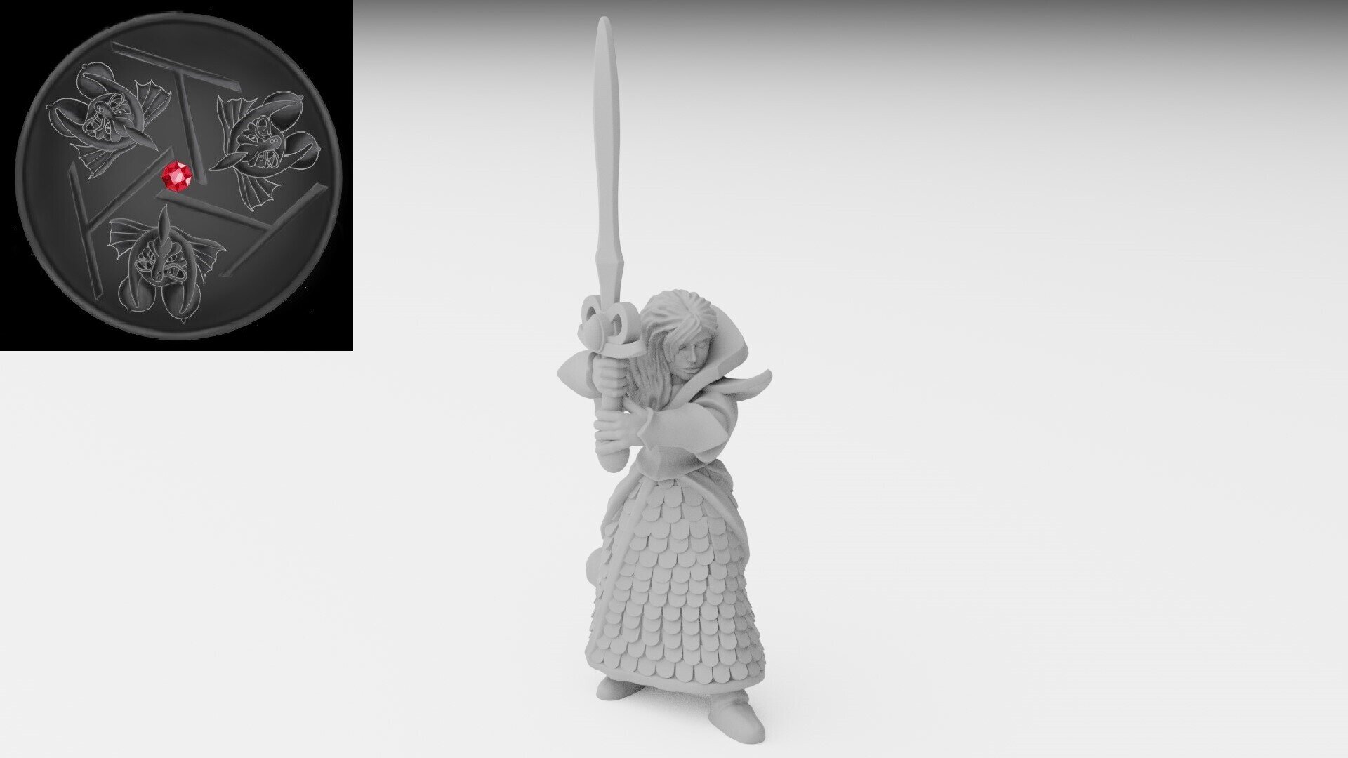 Hero on foot (ilhadiel) high elves - wargames - resin miniatures - 28 mm - 3