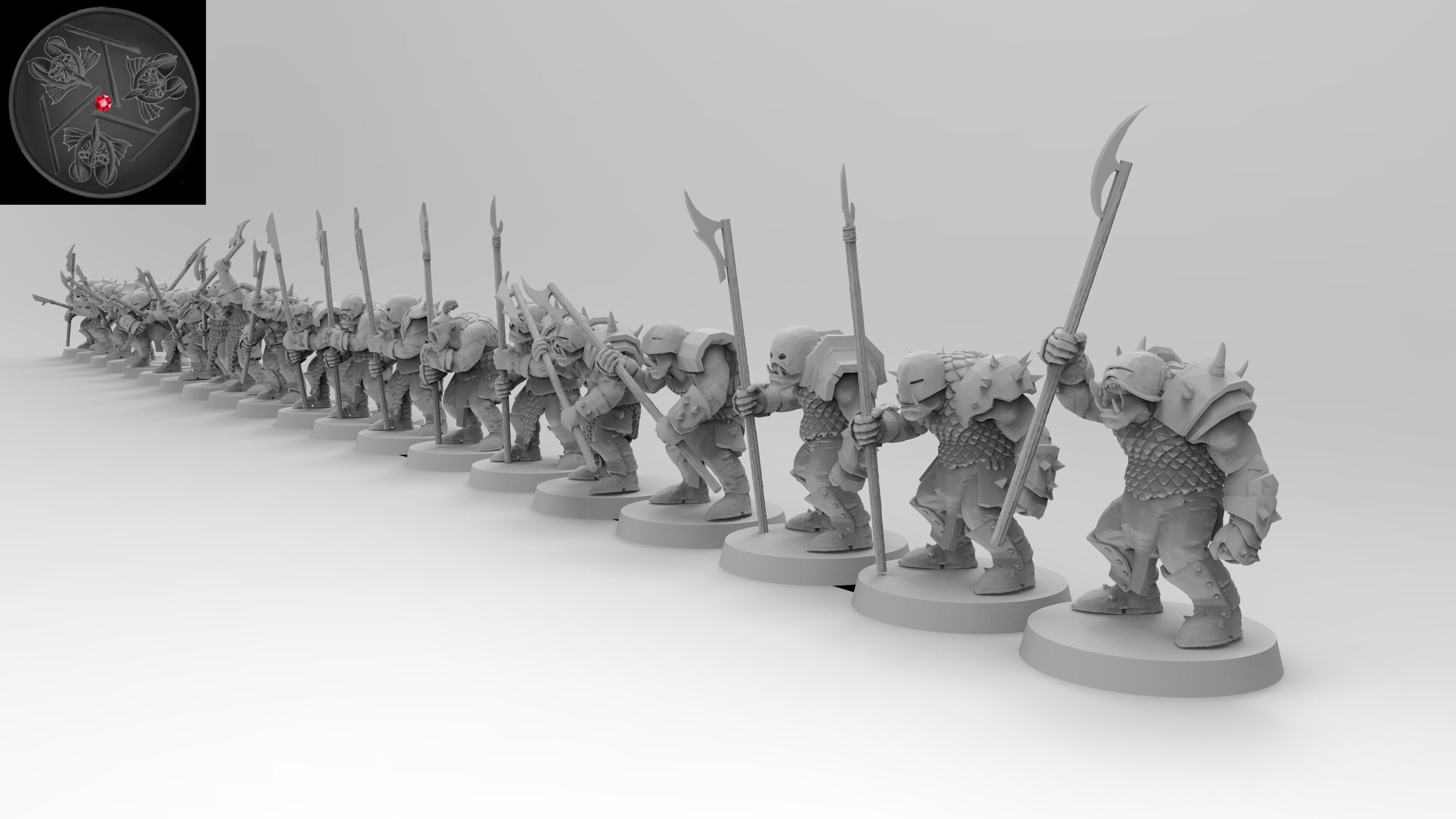 Orcs (emang) orcs & goblins - wargames - resin miniatures - 28 mm - 2