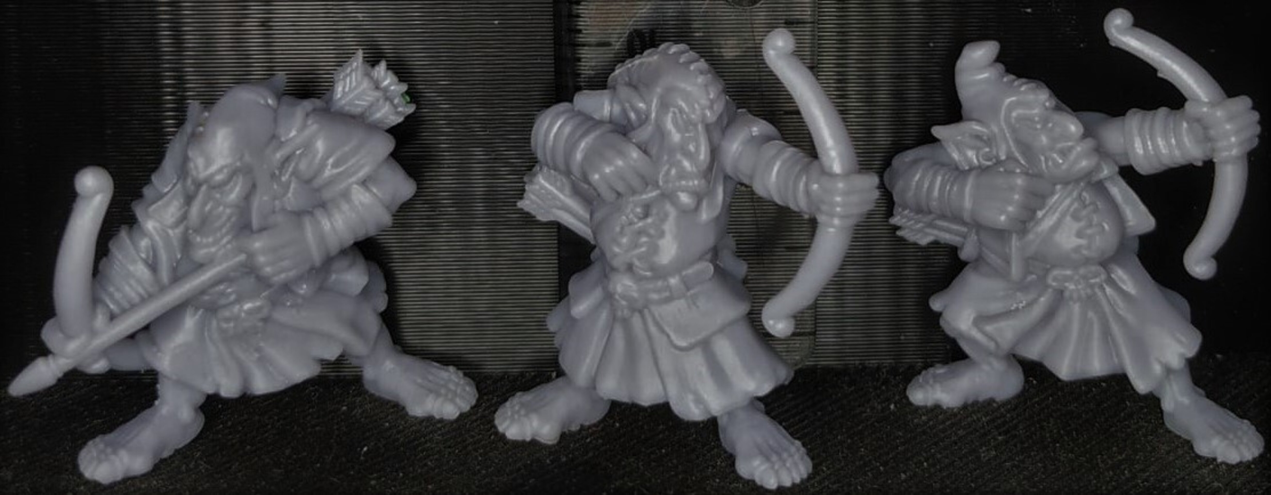 Hobgoblin Archers (fabelzel) chaos dwarfs oldhammer - resin miniatures - 28 mm - 3