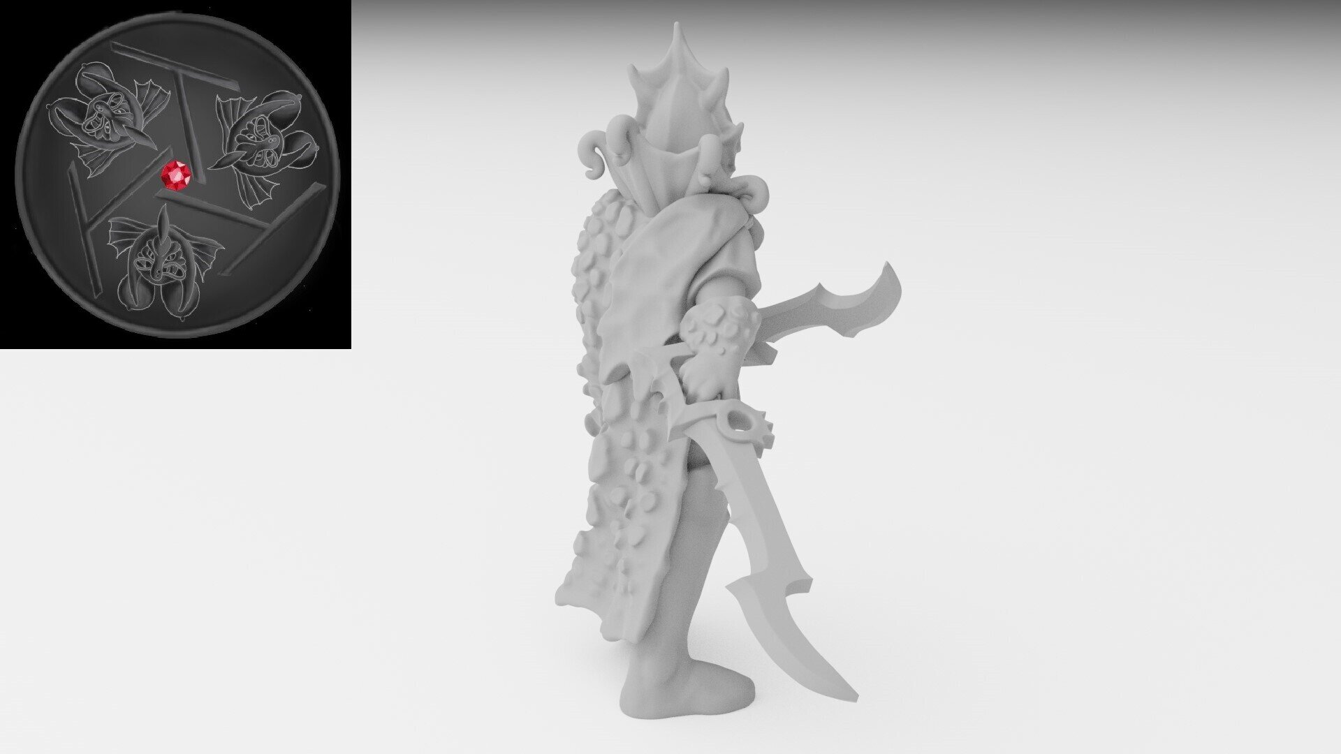 Corsair Character (ilhadiel) dark elves - wargames - resin miniatures - 28 mm - 2