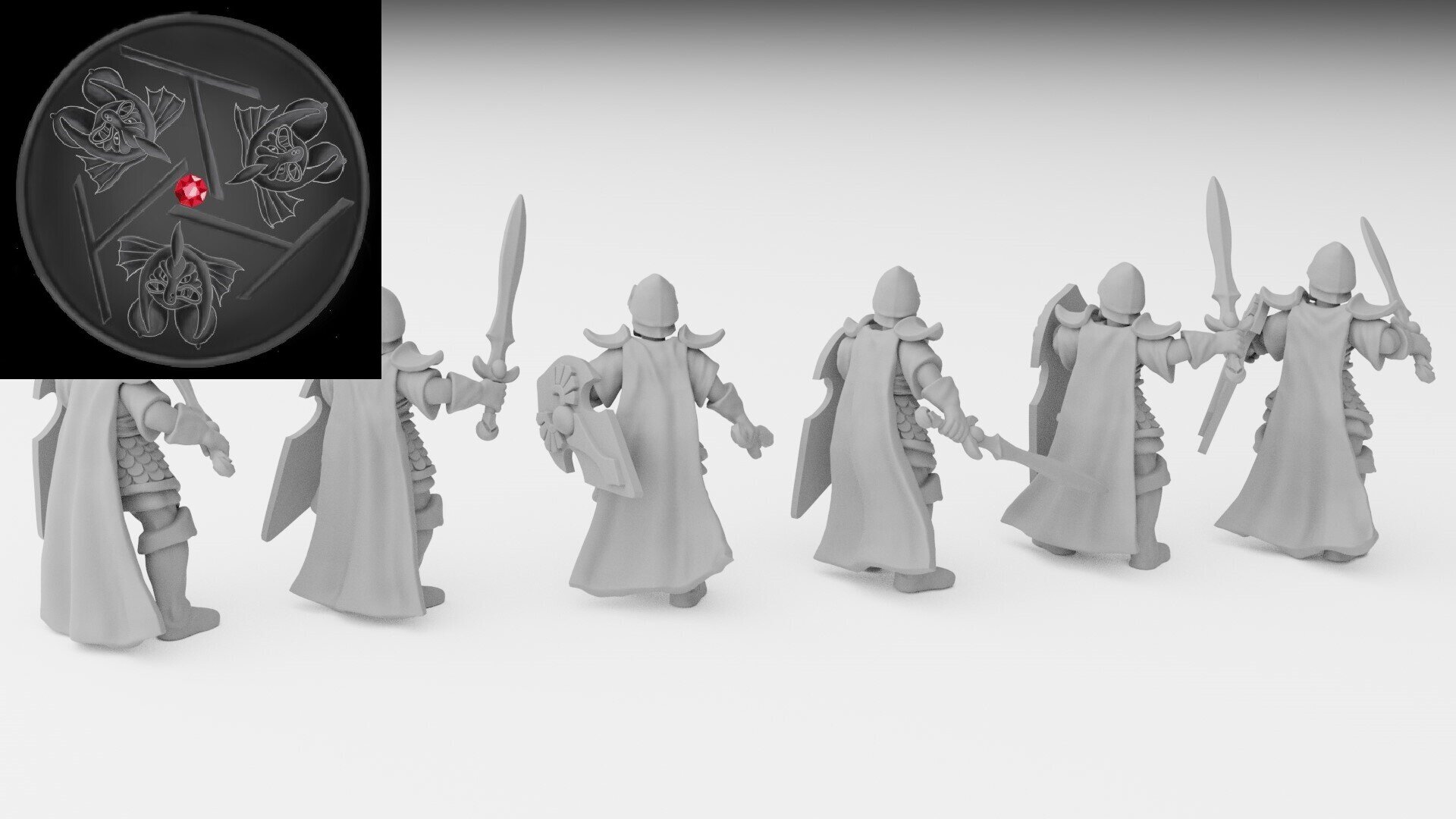 Shadow Warriors (ilhadiel) high elves - wargames - resin miniatures - 28 mm - 6