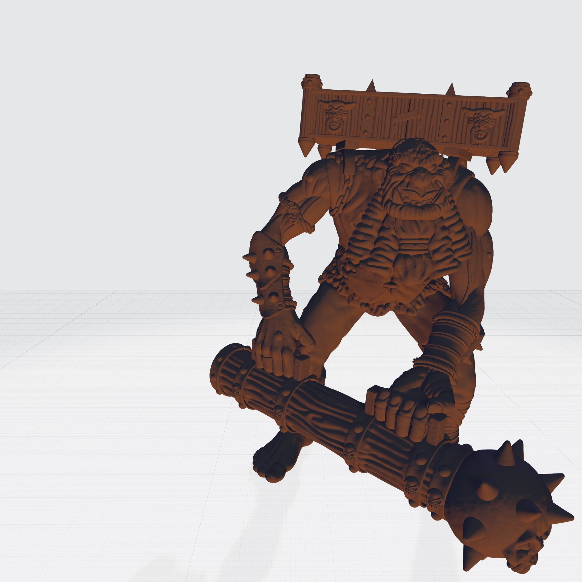 Siege Giant (fabelzel) chaos dwarfs oldhammer - resin miniatures - 28 mm - 2