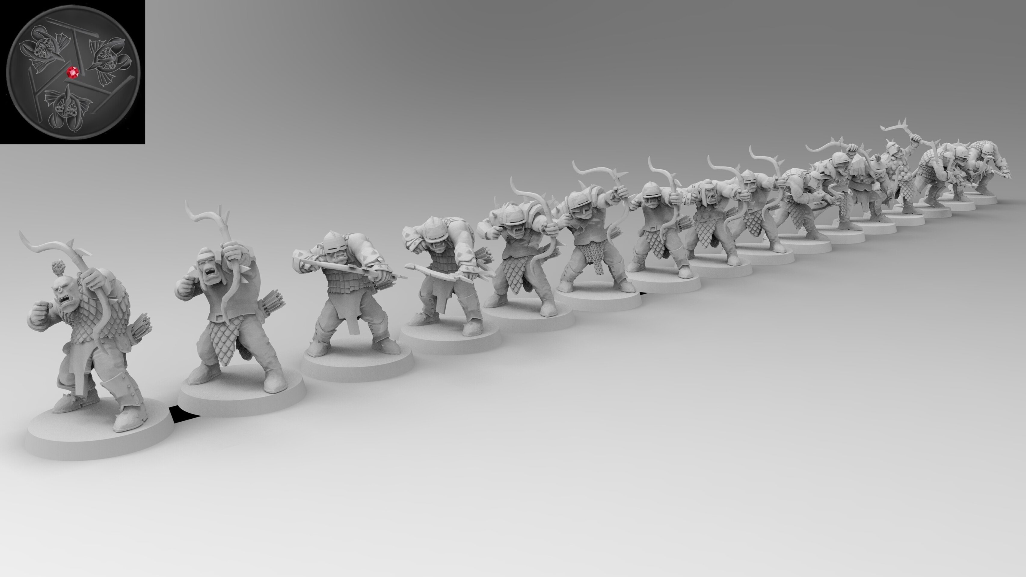 Orcs (emang) orcs & goblins - wargames - resin miniatures - 28 mm - 5