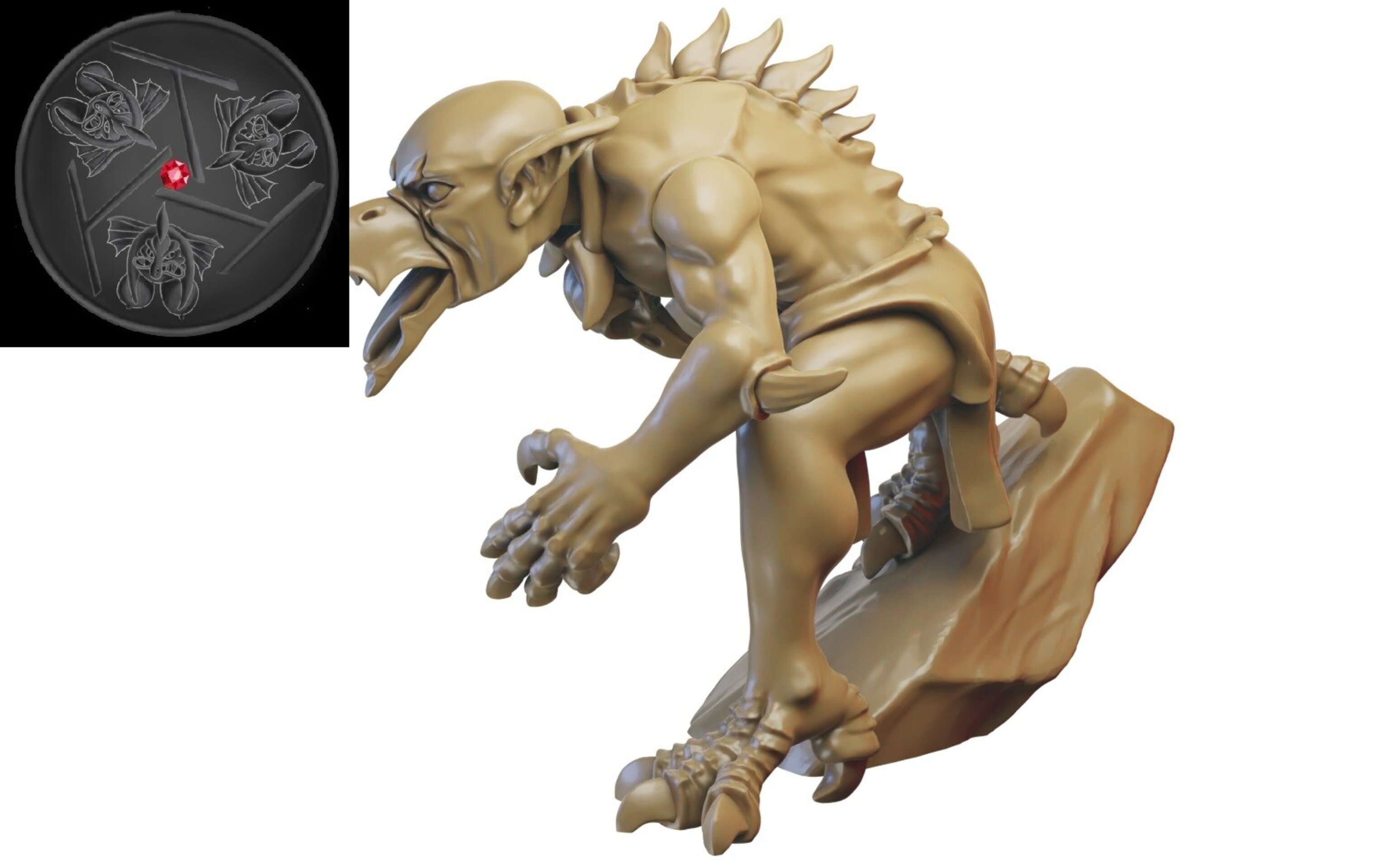 Vampire Count Strigoi on foot (ilhadiel) vampire counts - miniatures - 28 mm - 2