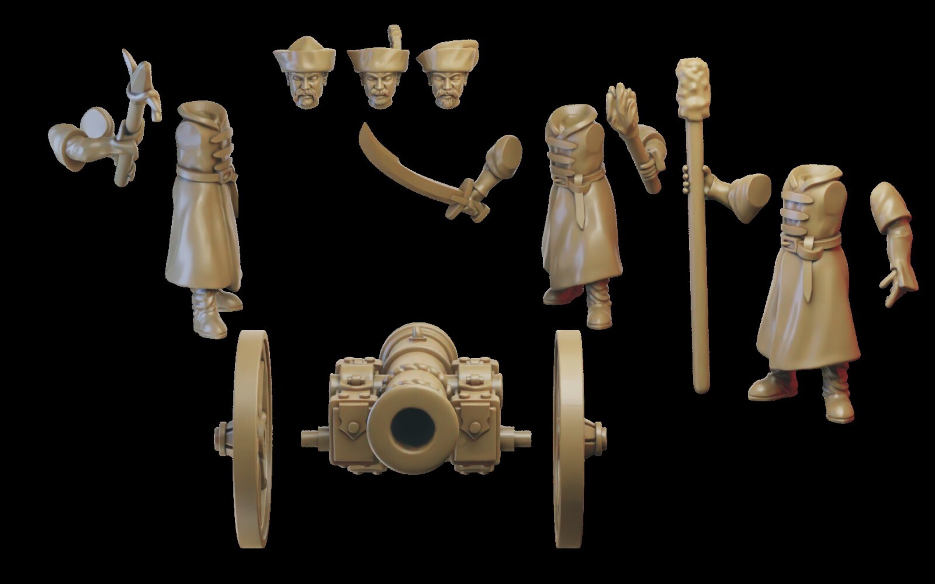 Great Cannon (ilhadiel) kislev - wargames - resin miniatures - 28 mm - 3