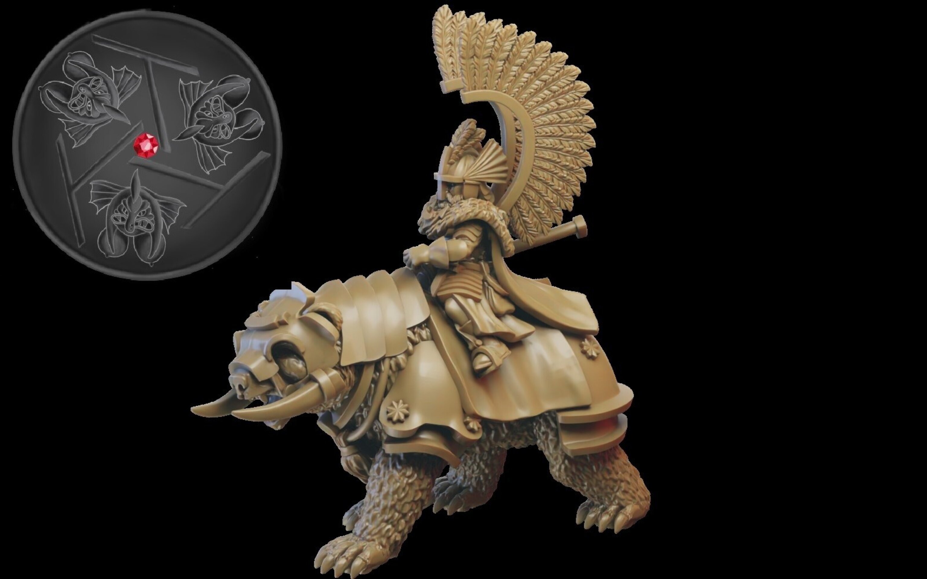 Tzar Character (ilhadiel) kislev - wargames - resin miniatures - 28 mm - 2