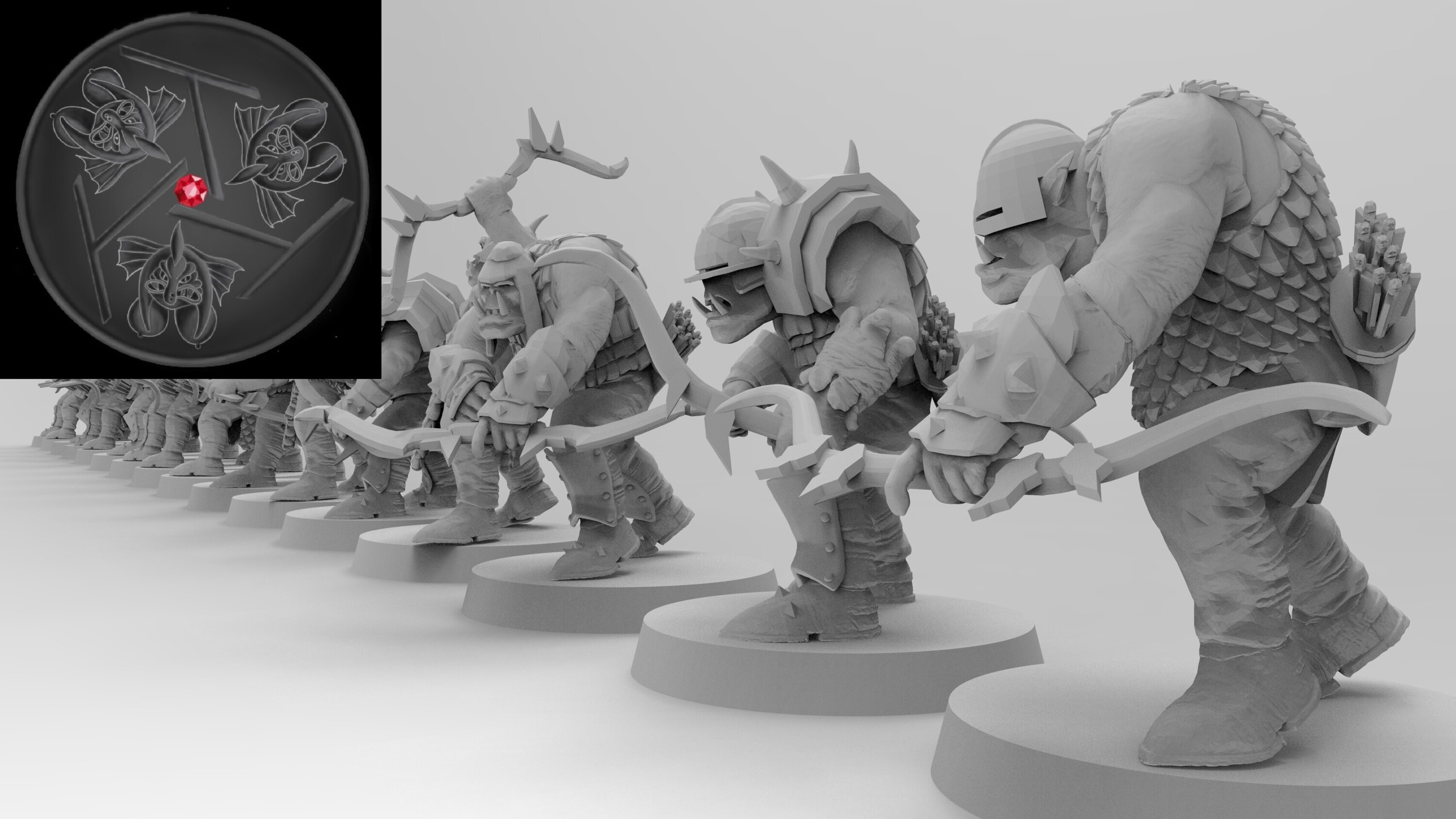 Orcs (emang) orcs & goblins - wargames - resin miniatures - 28 mm - 4