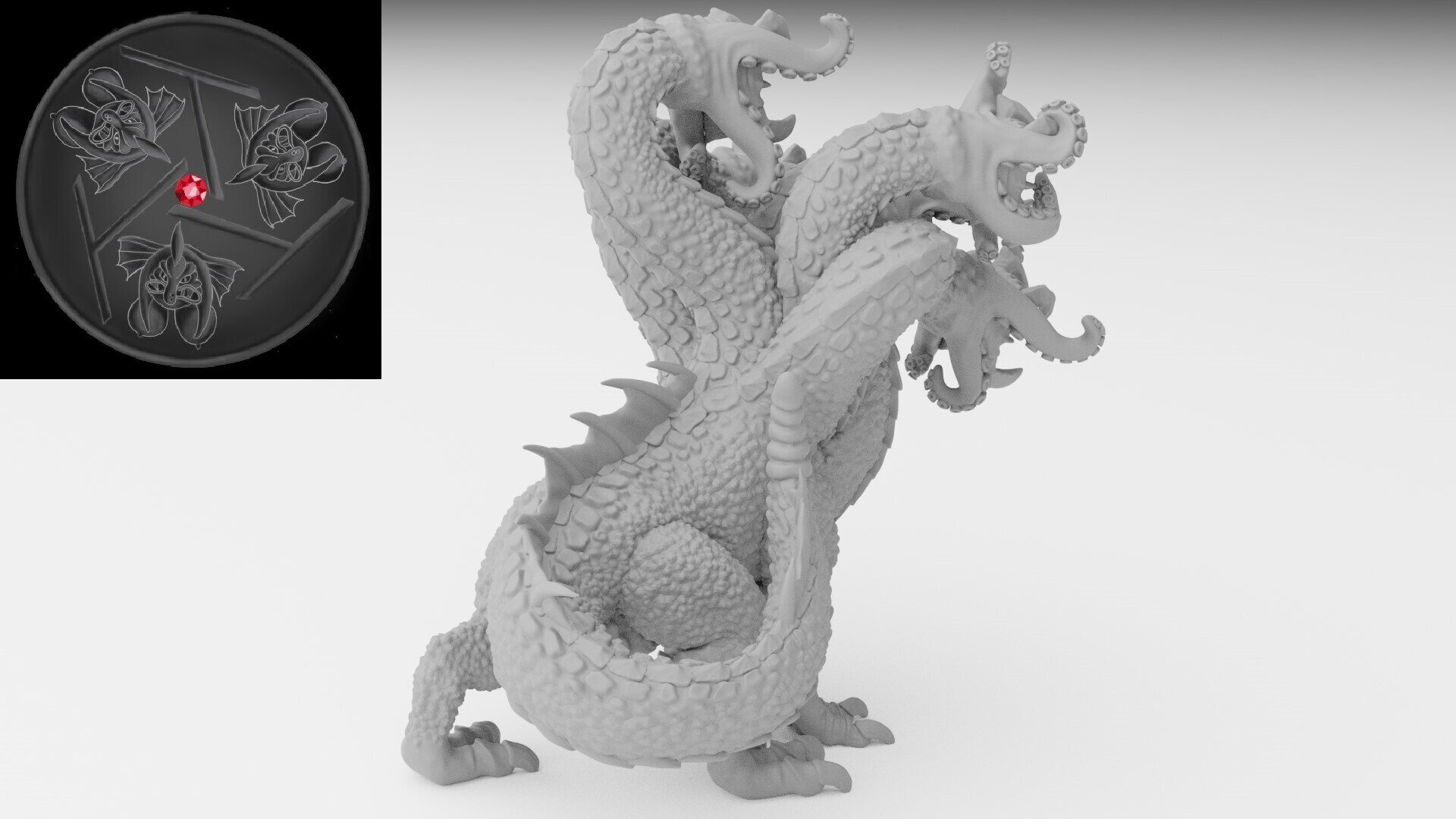 Kharibdyss (ilhadiel) dark elves - wargames - resin miniatures - 28 mm - 2