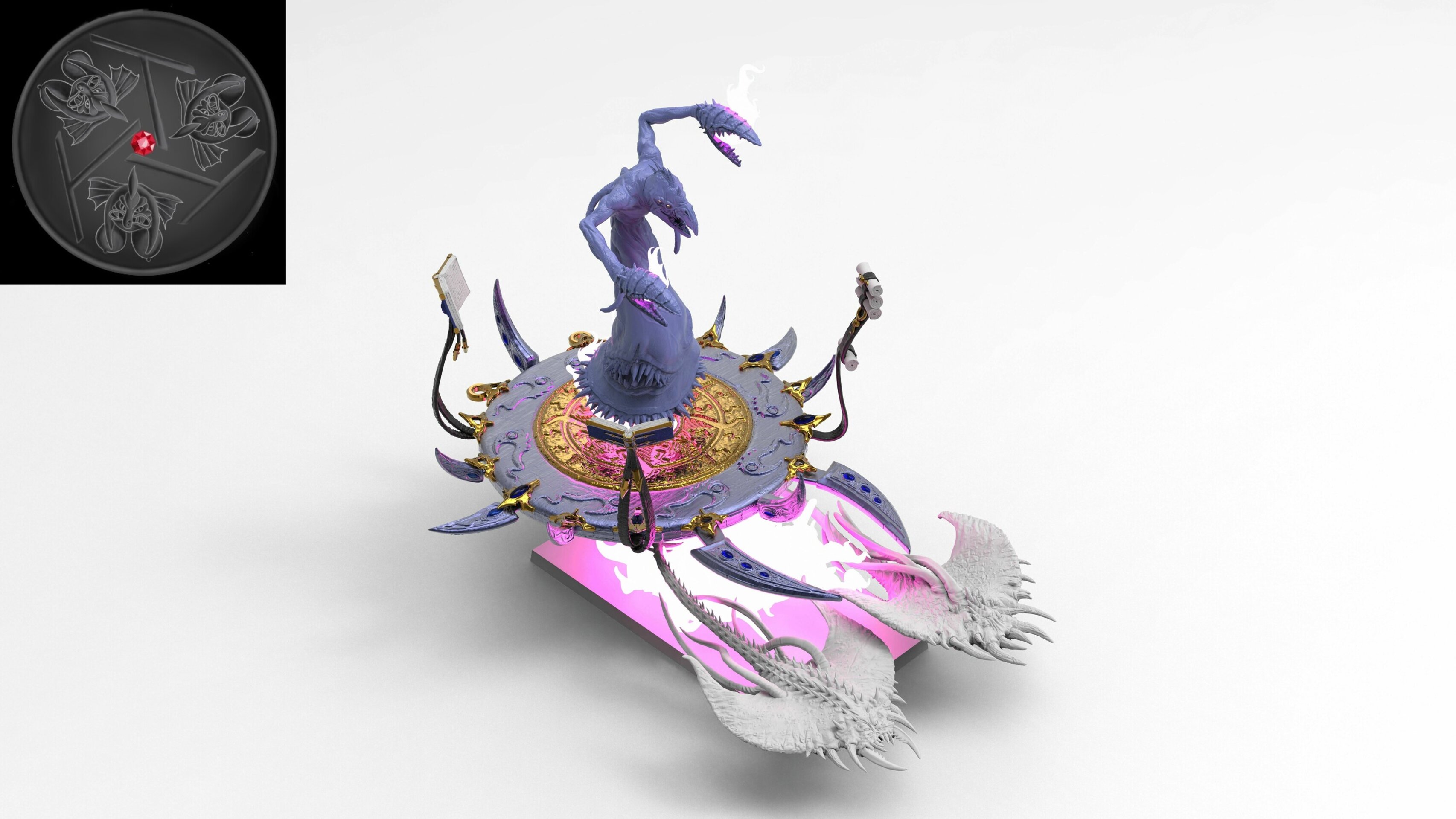 Burning Chariots (emang) chaos daemons - wargames - resin miniatures - 28 mm - 4