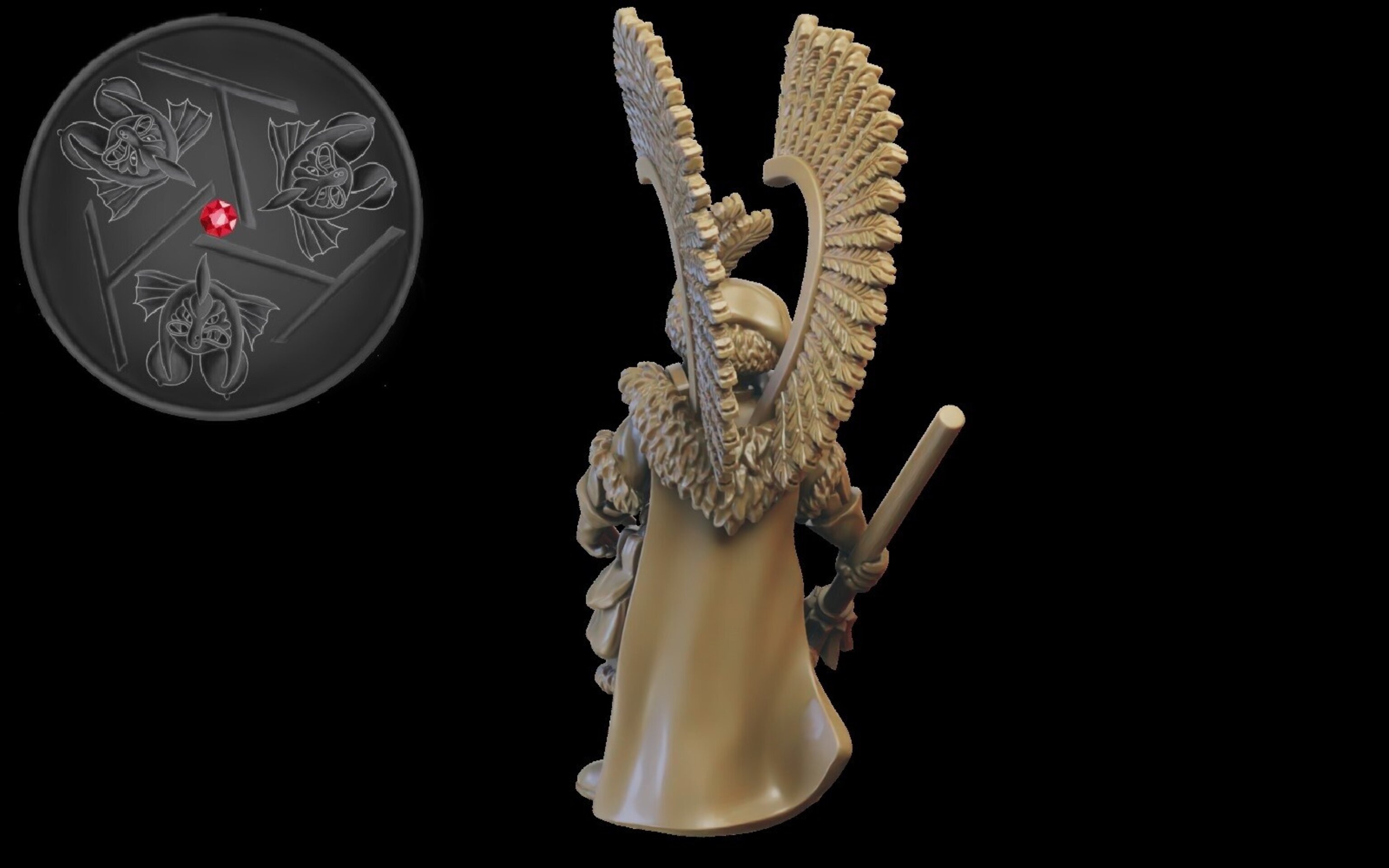 Boyar on foot (ilhadiel) kislev - wargames - resin miniatures - 28 mm - 7