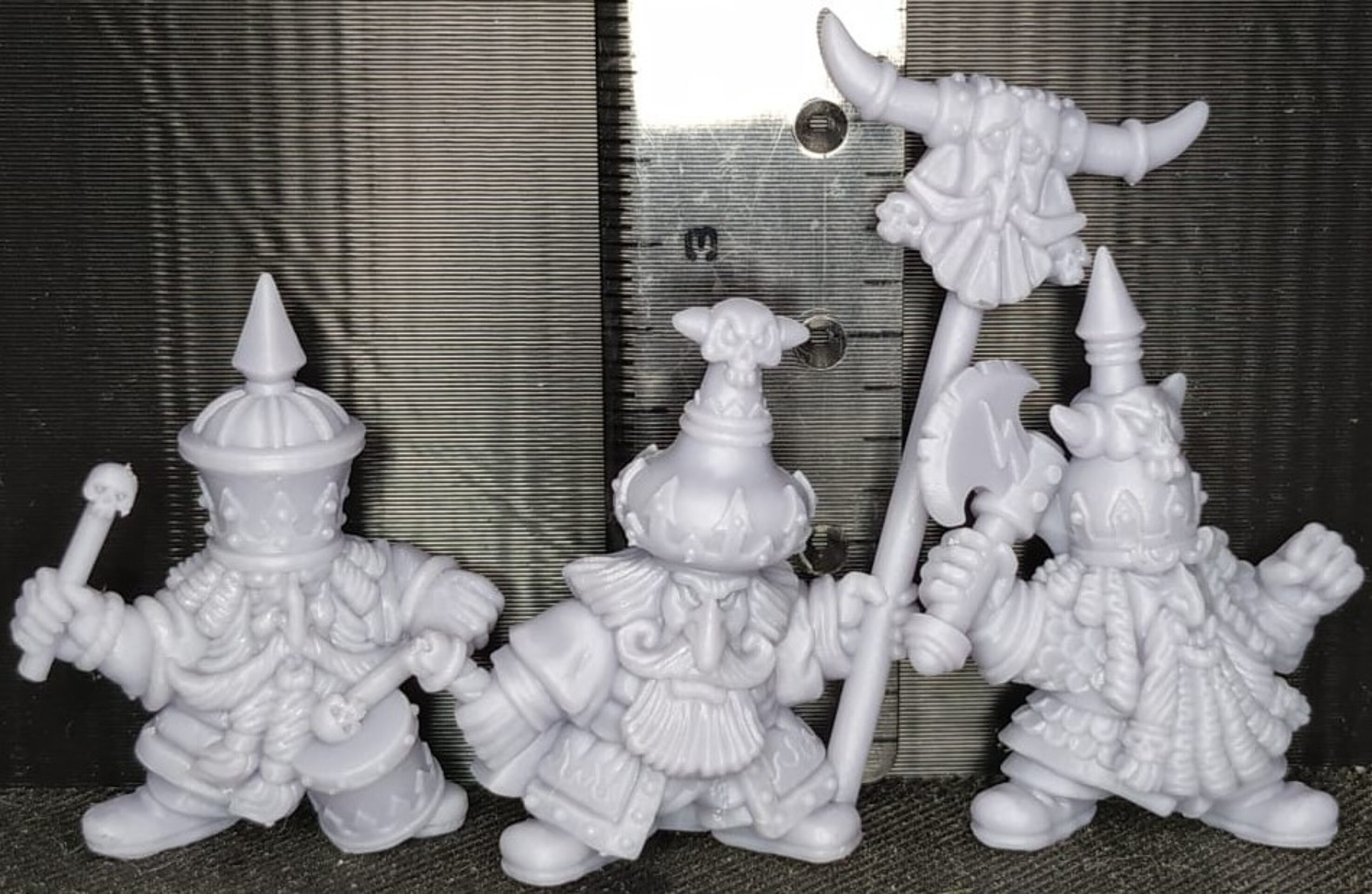 Command Group Chaos Dwarfs (fabelzel) chaos dwarfs oldhammer - 28 mm - 4