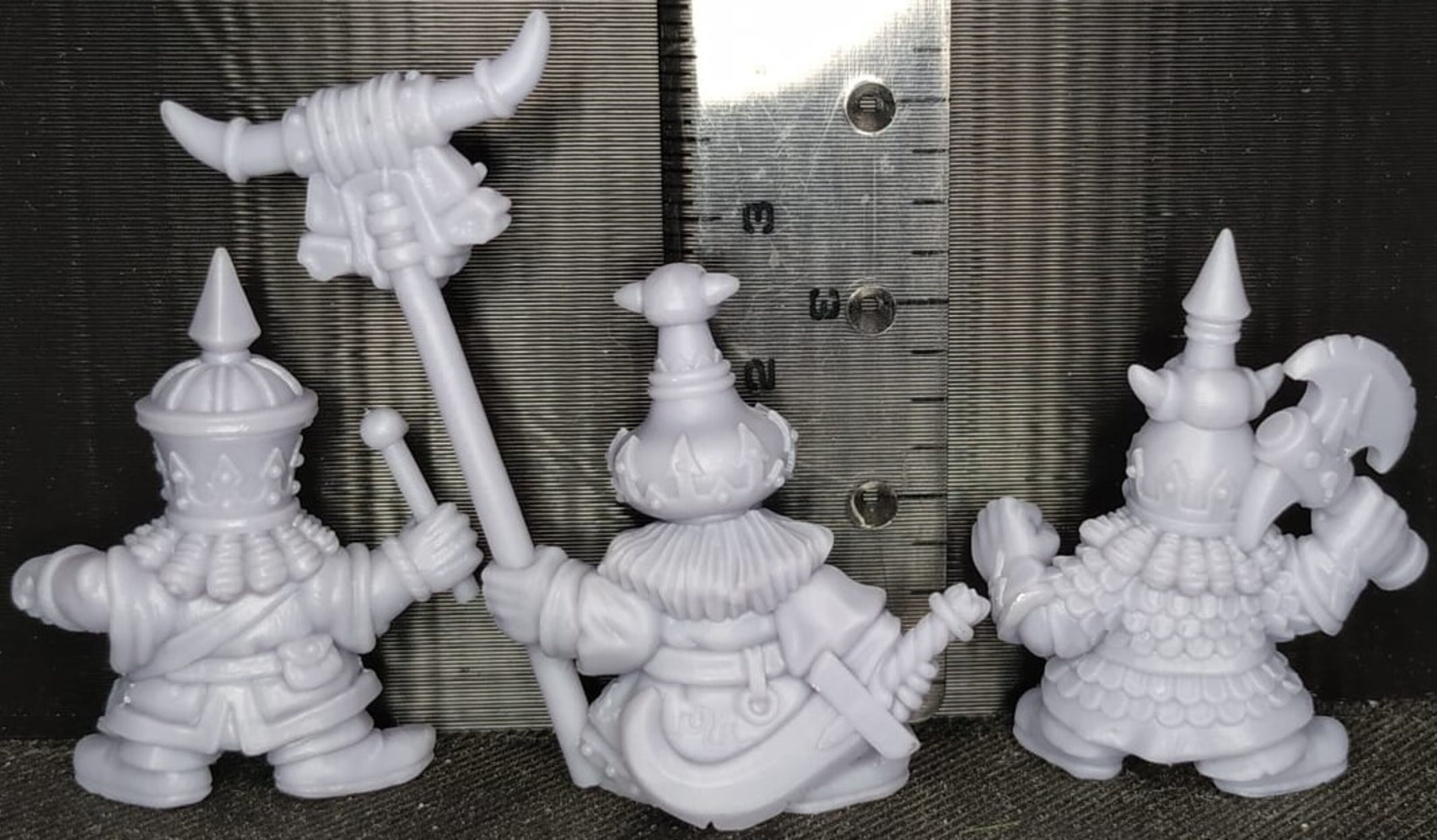 Command Group Chaos Dwarfs (fabelzel) chaos dwarfs oldhammer - 28 mm - 6