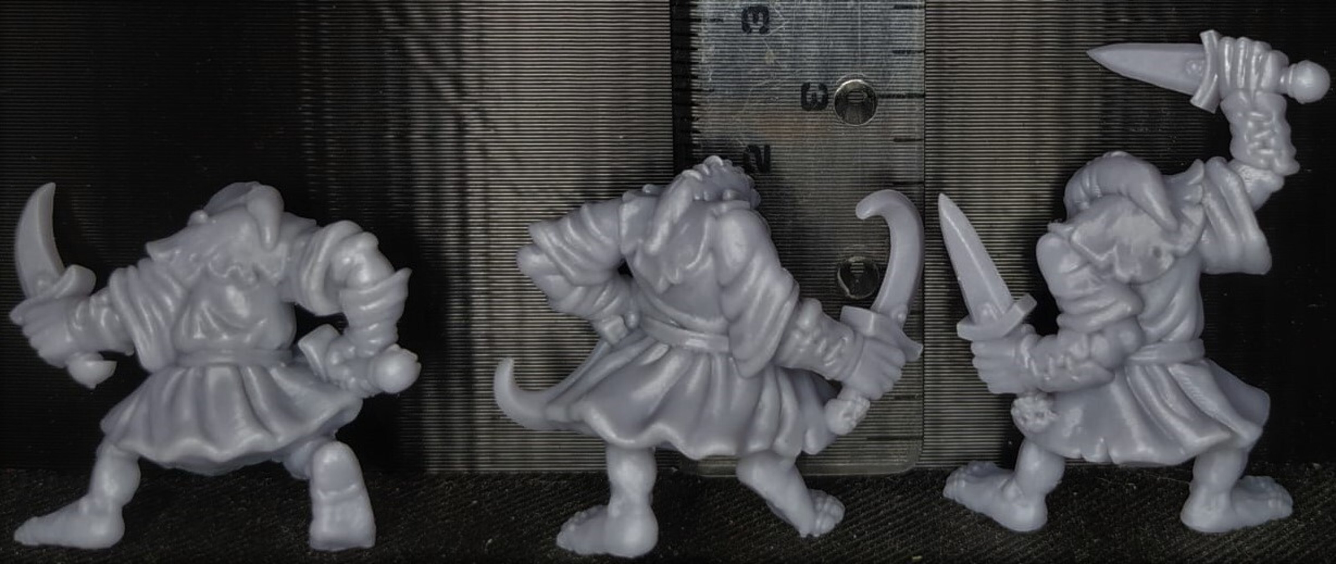 Hobgoblin Cutthroats (fabelzel) chaos dwarfs oldhammer - resin - 28 mm - 5