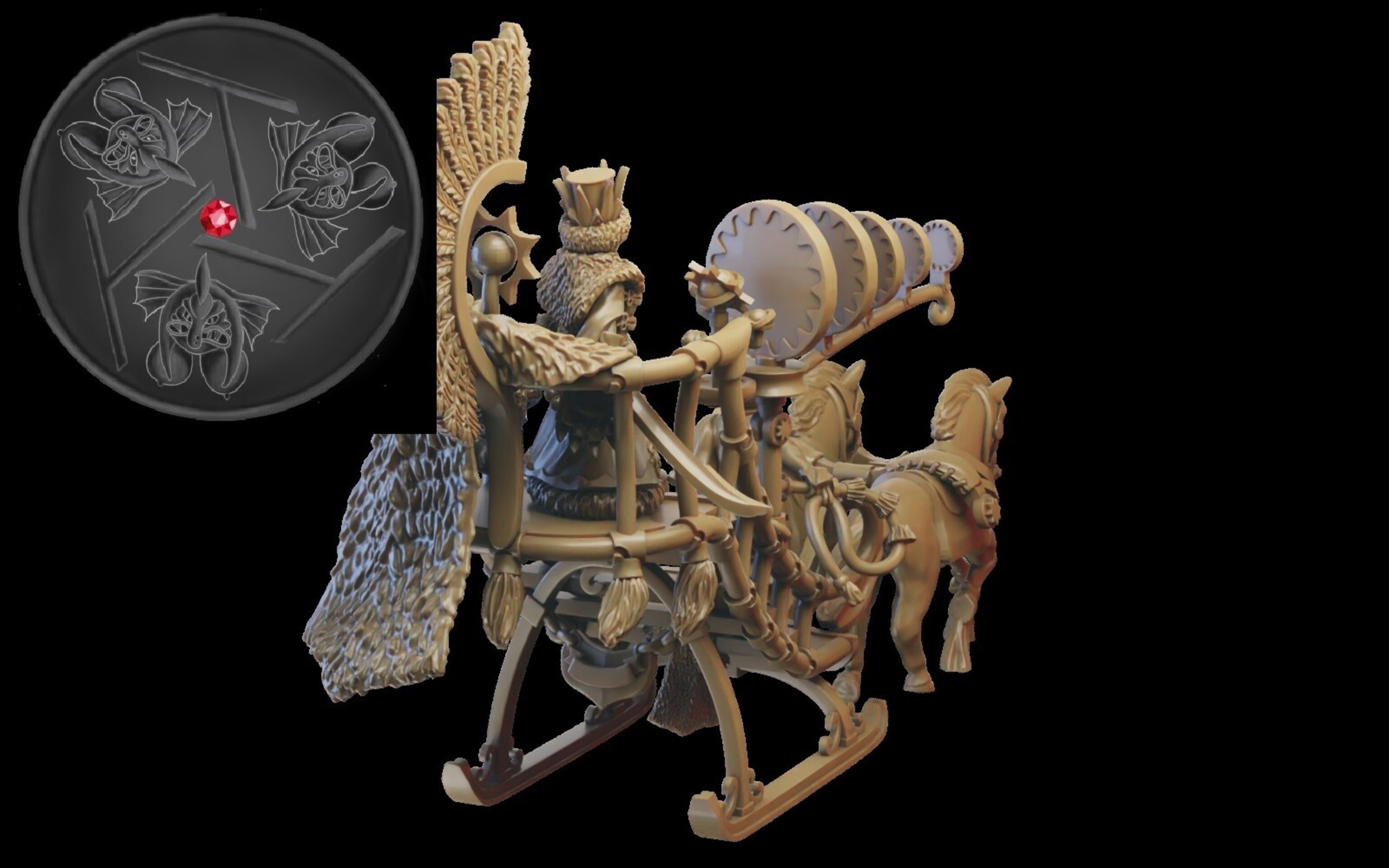 Luminark (ilhadiel) kislev - wargames - resin miniatures - 28 mm - 3