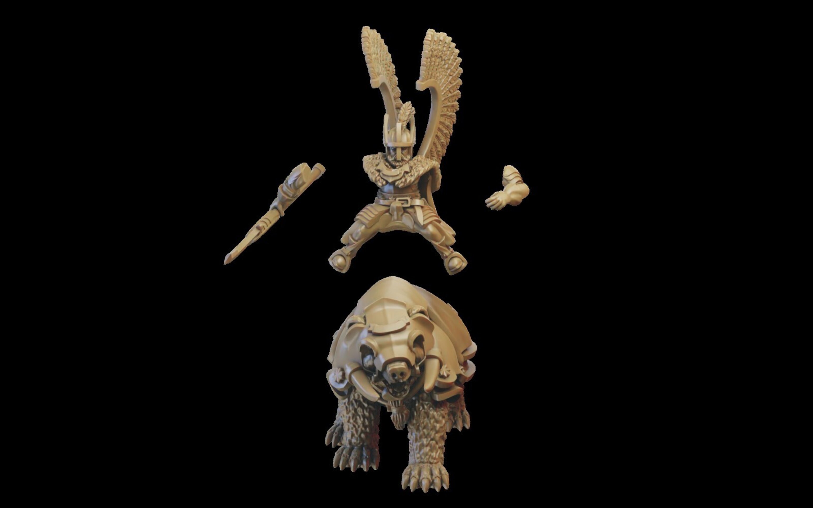 Tzar Character (ilhadiel) kislev - wargames - resin miniatures - 28 mm - 4