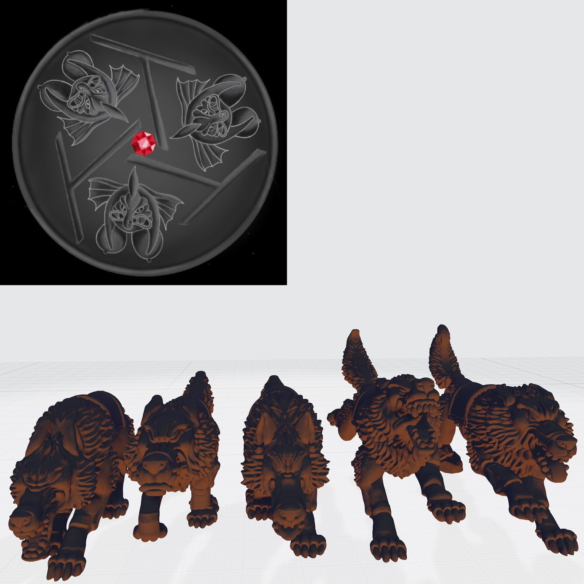 Hobgoblin wolf riders (fabelzel) chaos dwarfs oldhammer - 28 mm - 3