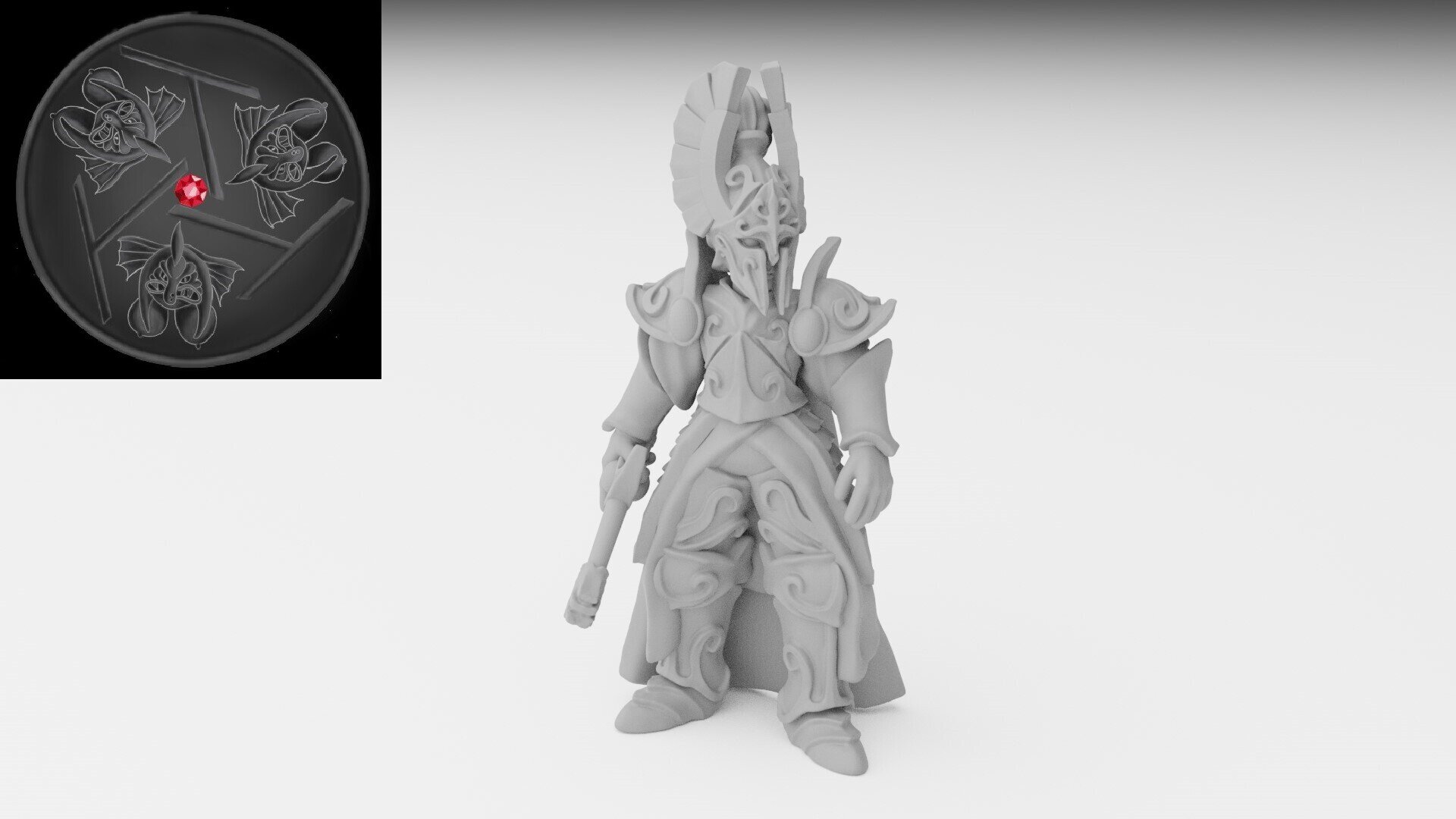 Hero on foot (ilhadiel) high elves - wargames - resin miniatures - 28 mm - 1