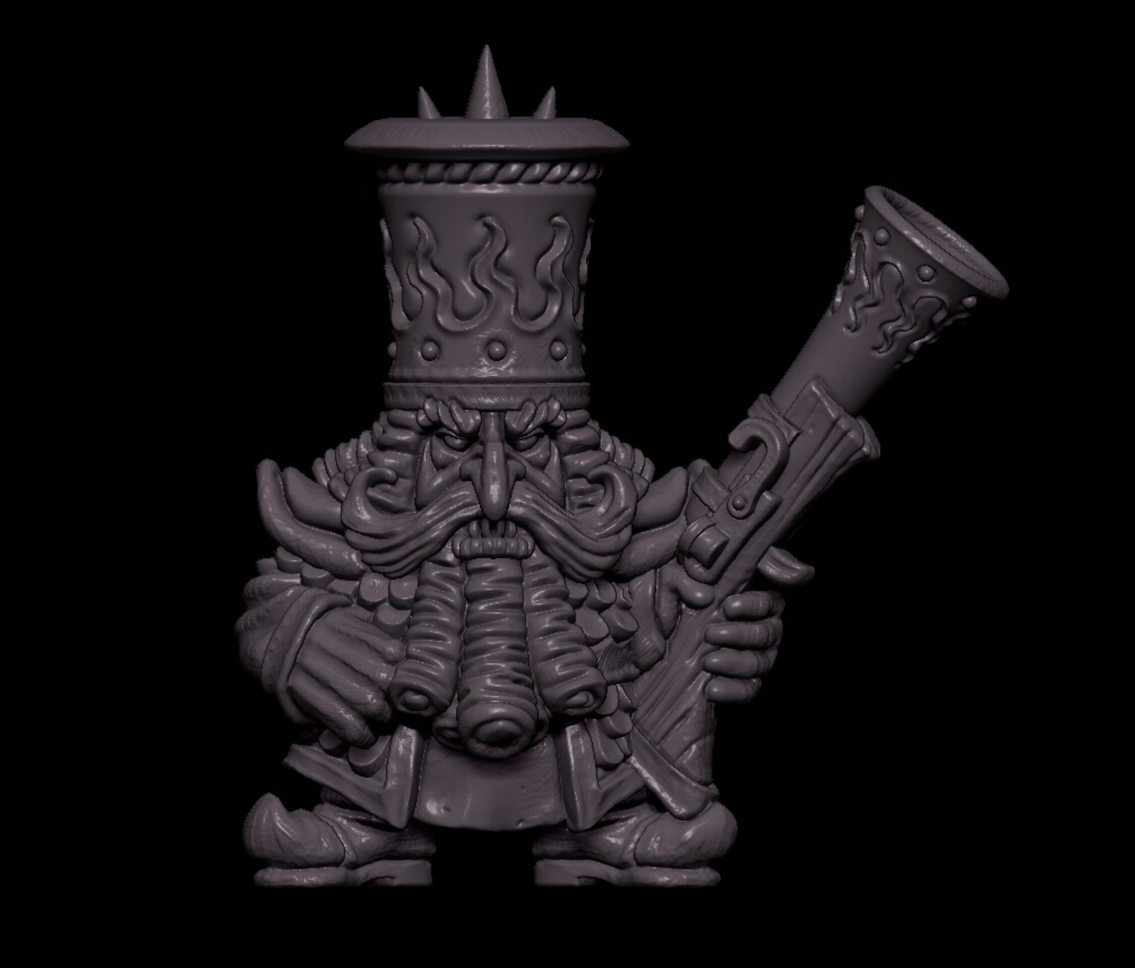 Chaos Dwarfs Blunderbuss (fabelzel) chaos dwarfs oldhammer - resin - 28 mm - 7