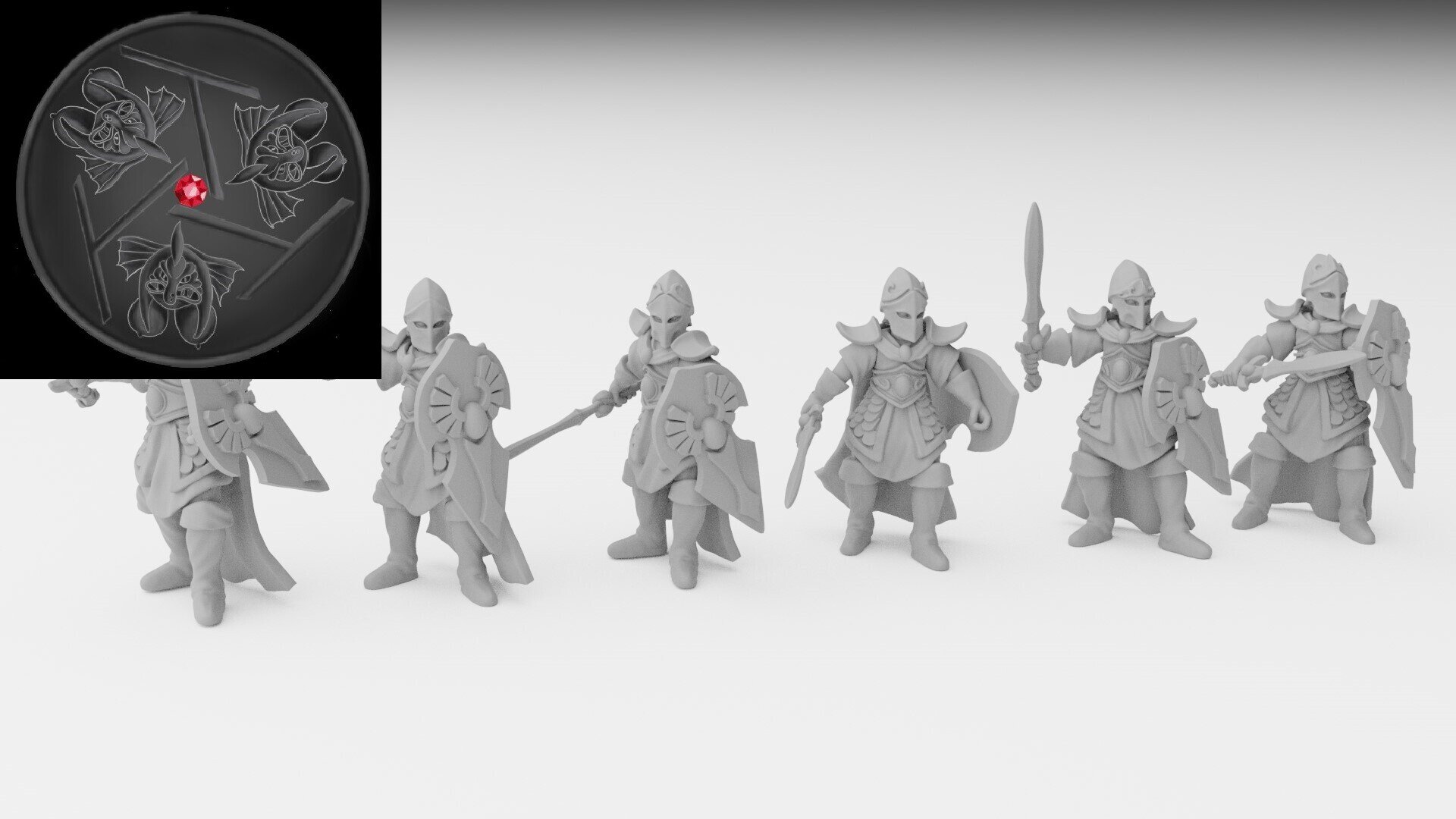 Shadow Warriors (ilhadiel) high elves - wargames - resin miniatures - 28 mm - 5
