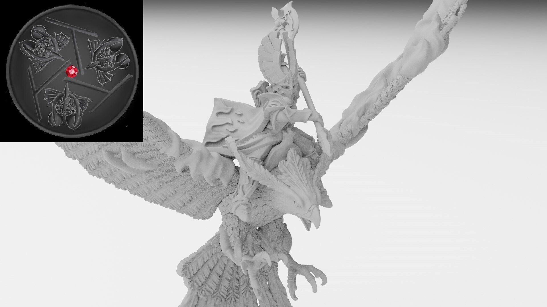 Phoenix Guard Character (ilhadiel) high elves - resin miniatures - 28 mm - 4