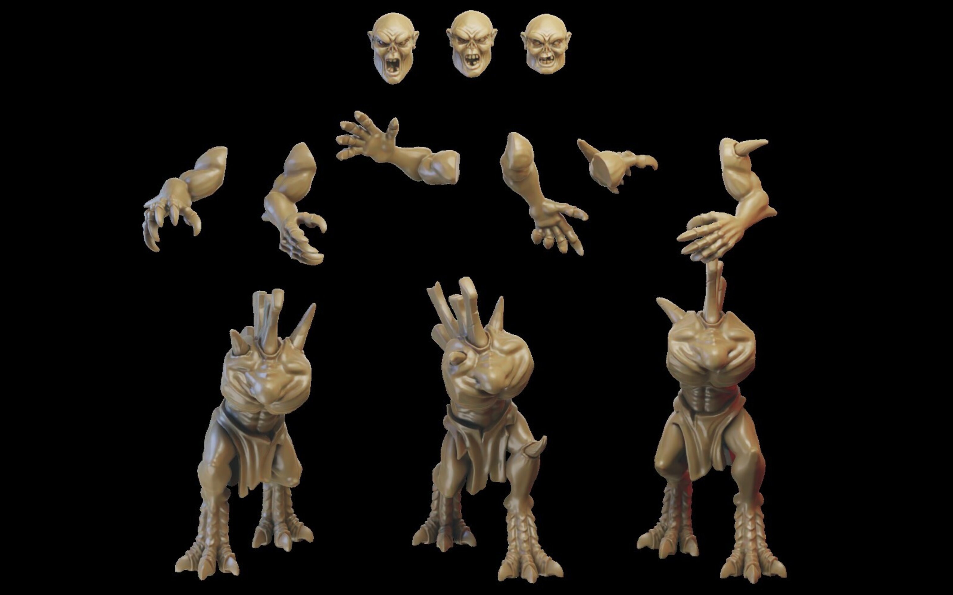 Crypt Horrors (ilhadiel) vampire counts - wargames - resin miniatures - 28 mm - 3