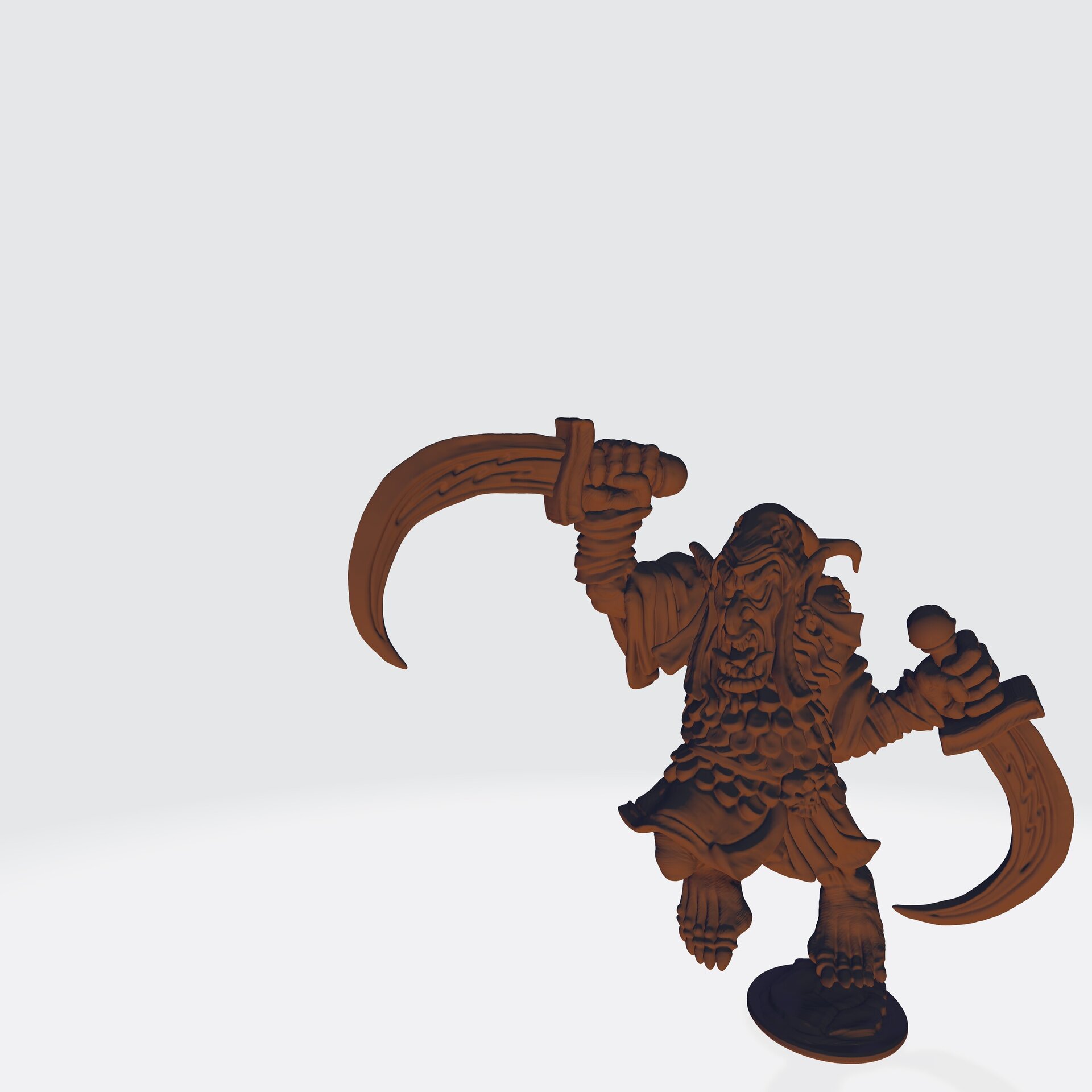 Hobgoblin Assasin (fabelzel) chaos dwarfs oldhammer - wargames - resin mini - 2