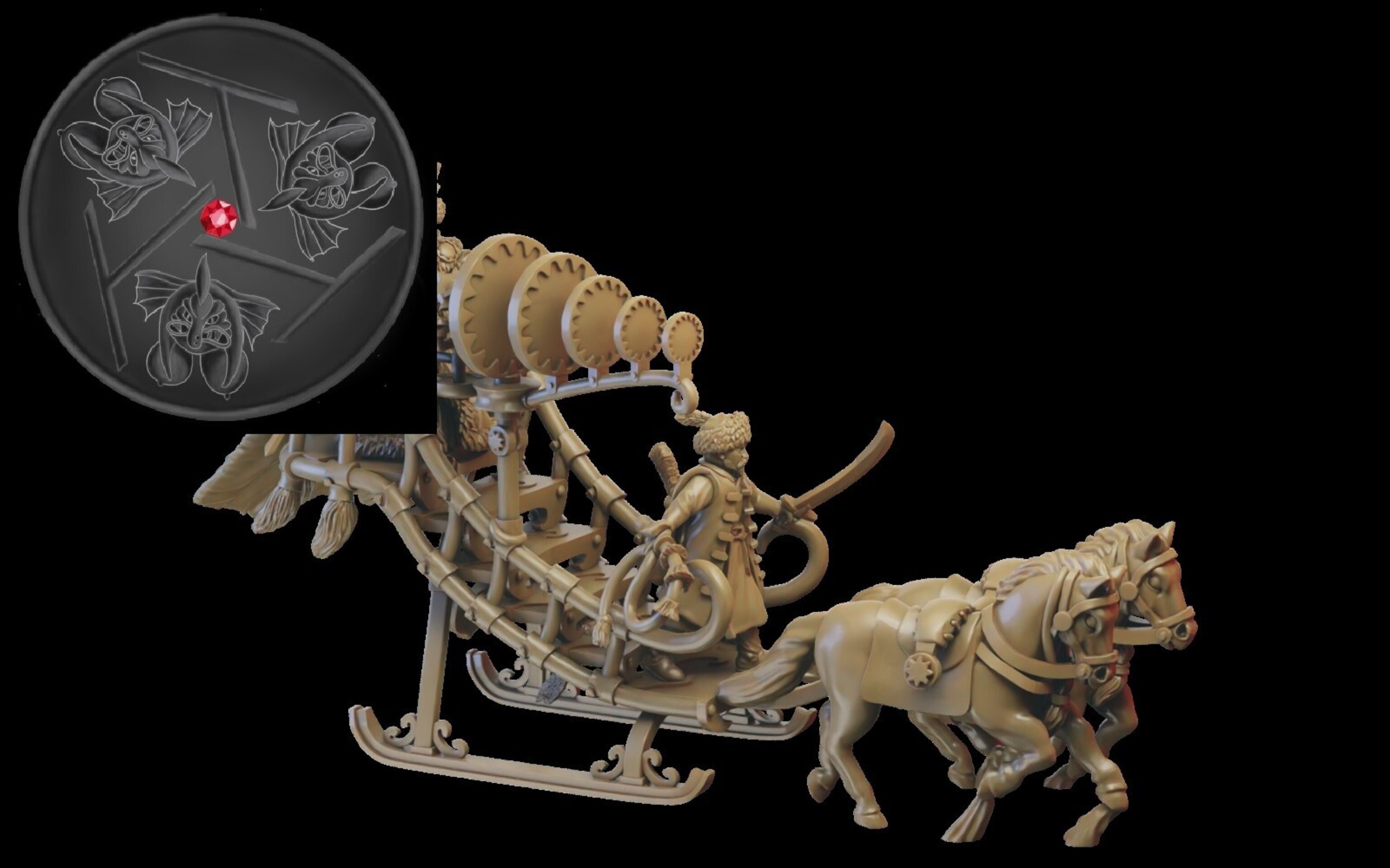 Luminark (ilhadiel) kislev - wargames - resin miniatures - 28 mm - 2