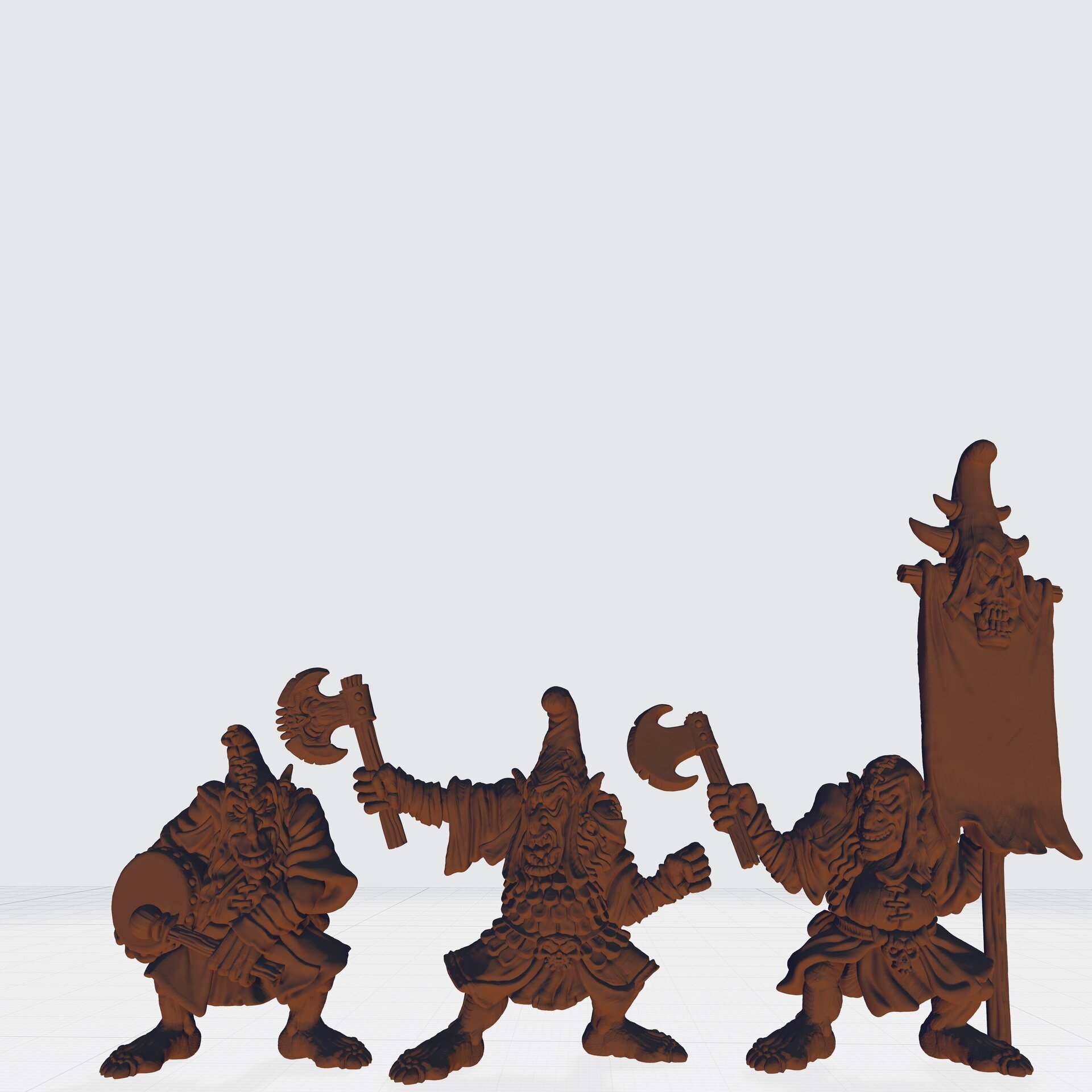 Command Group Hobgoblin (fabelzel) chaos dwarfs oldhammer - 28 mm - 4