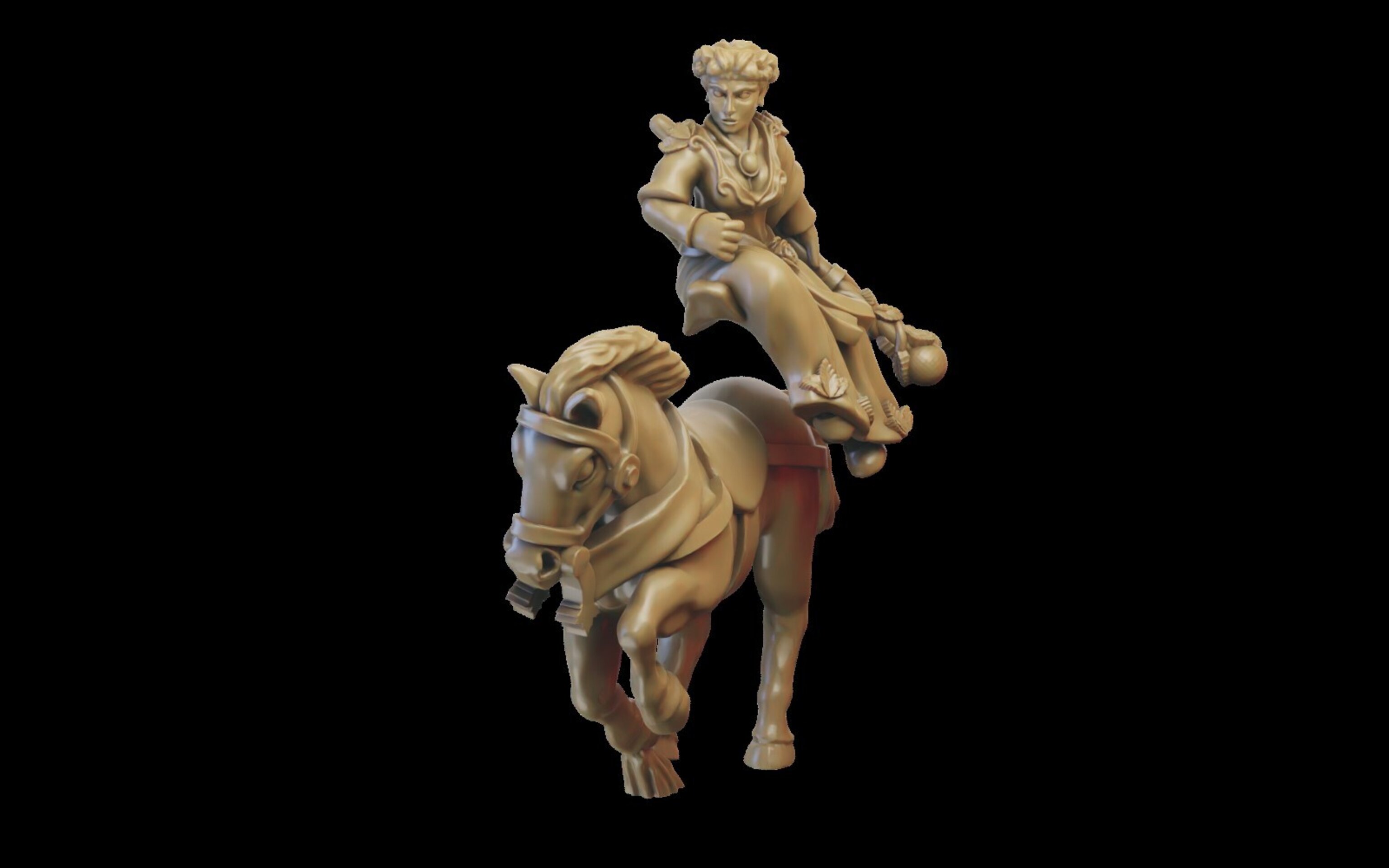 Grail Damsel Of The Lady (ilhadiel) bretonnia - resin miniatures - 28 mm - 5