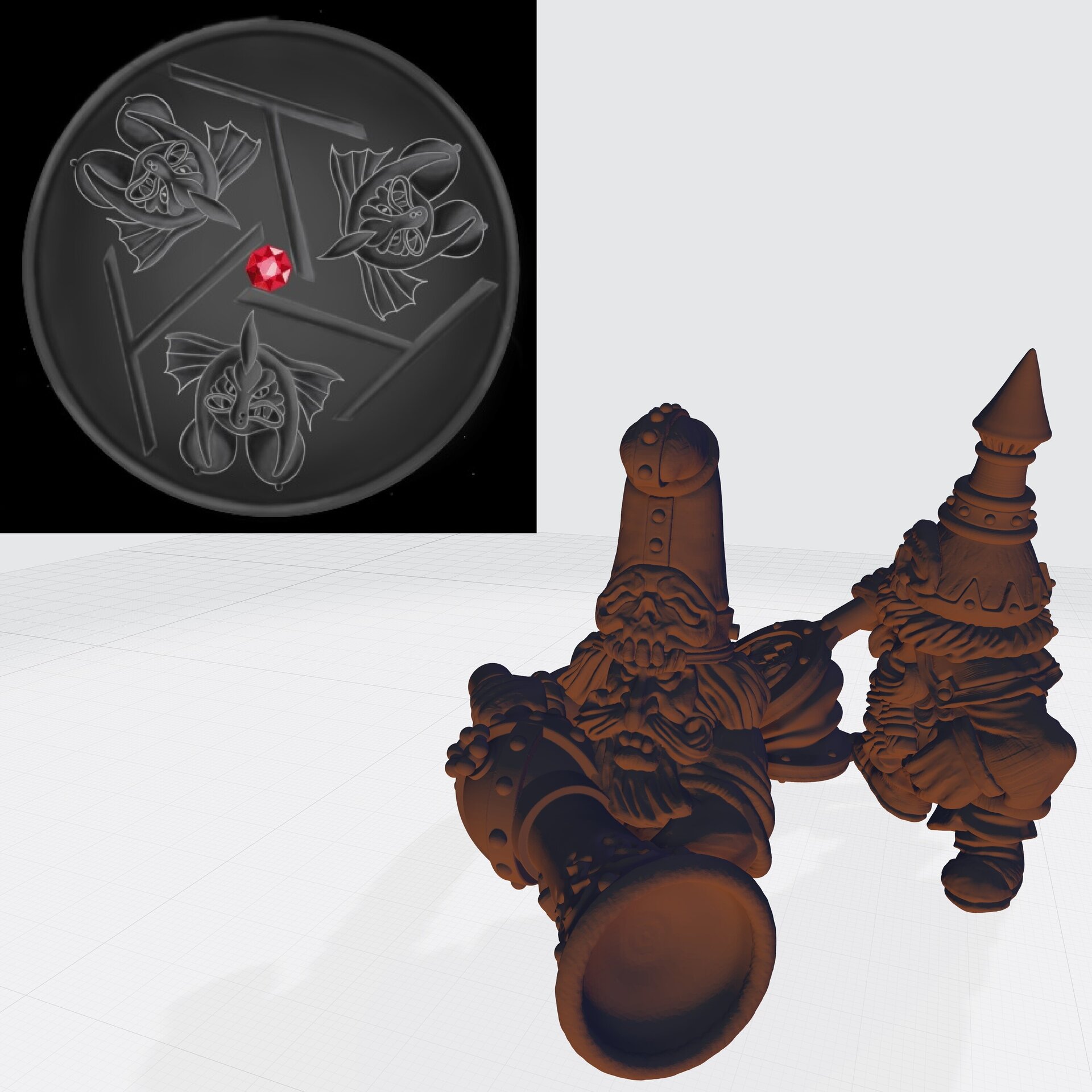 Experimental Flamethrower Machine (fabelzel) chaos dwarfs oldhammer - 28 mm - 2