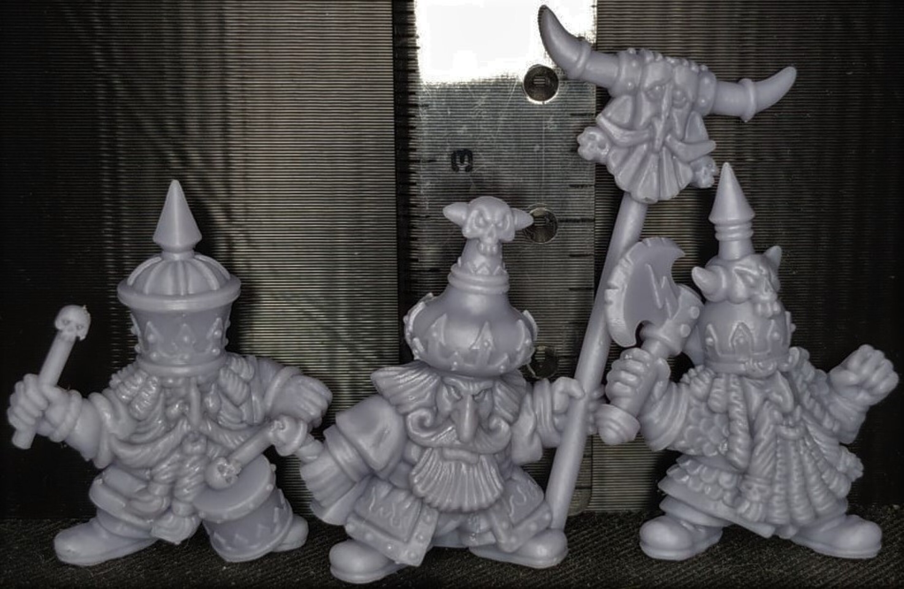 Command Group Chaos Dwarfs (fabelzel) chaos dwarfs oldhammer - 28 mm - 3