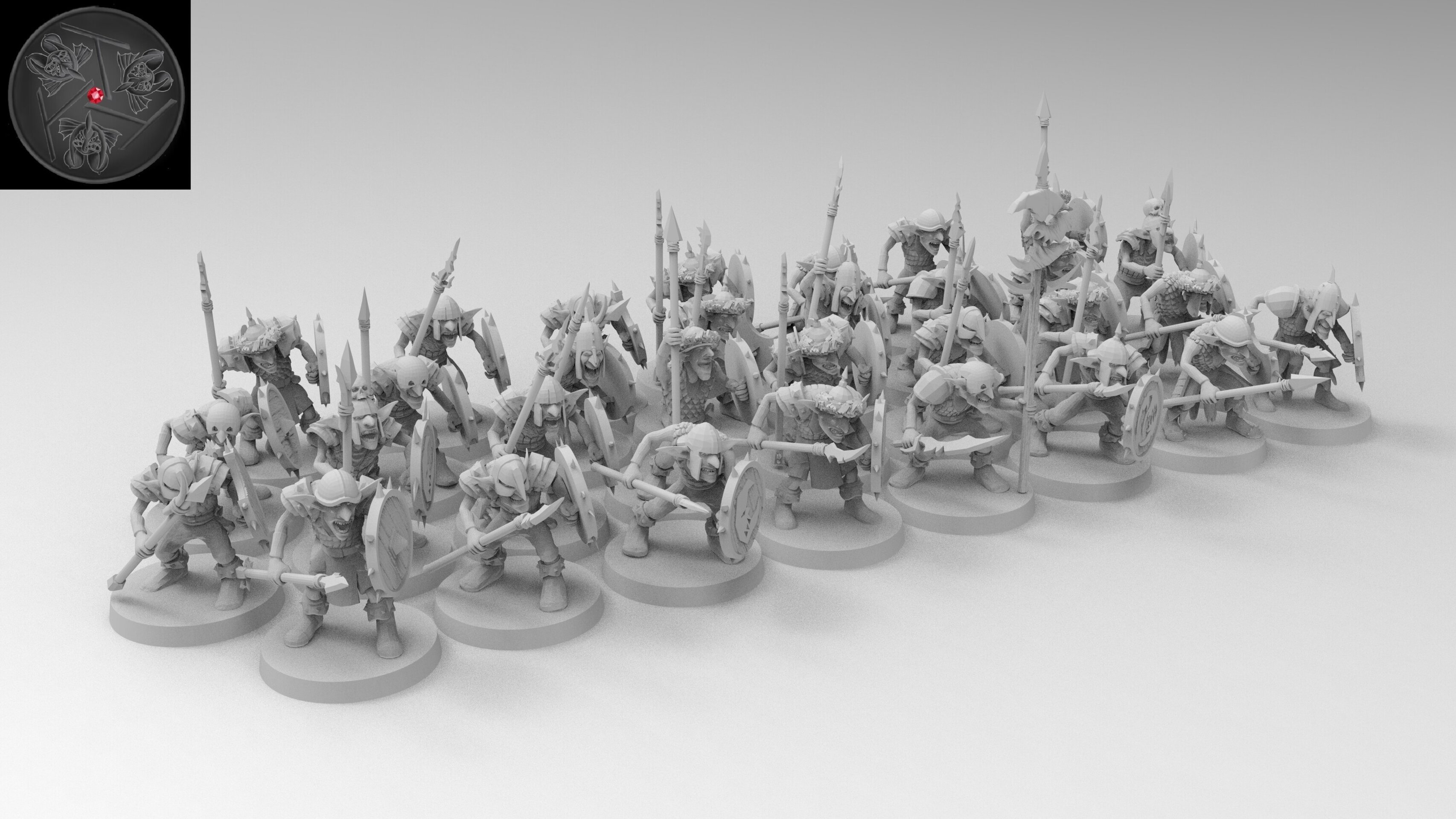 Goblins (emang) orcs & goblins - wargames - resin miniatures - 28 mm - 7