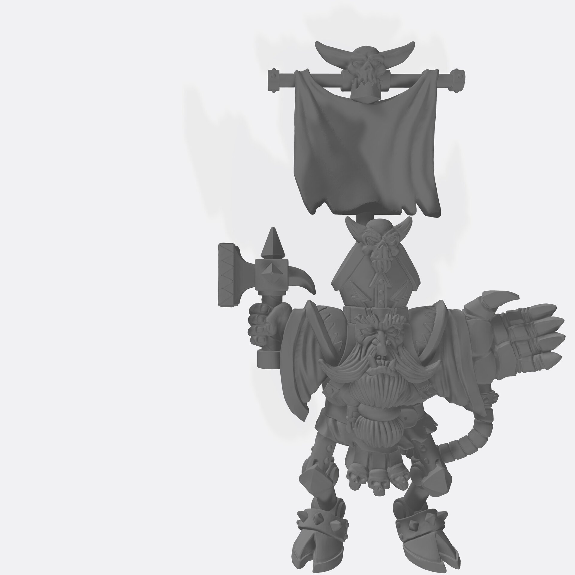 Sorcerer Prophet on foot Character (fabelzel) chaos dwarfs oldhammer - 28 mm - 2