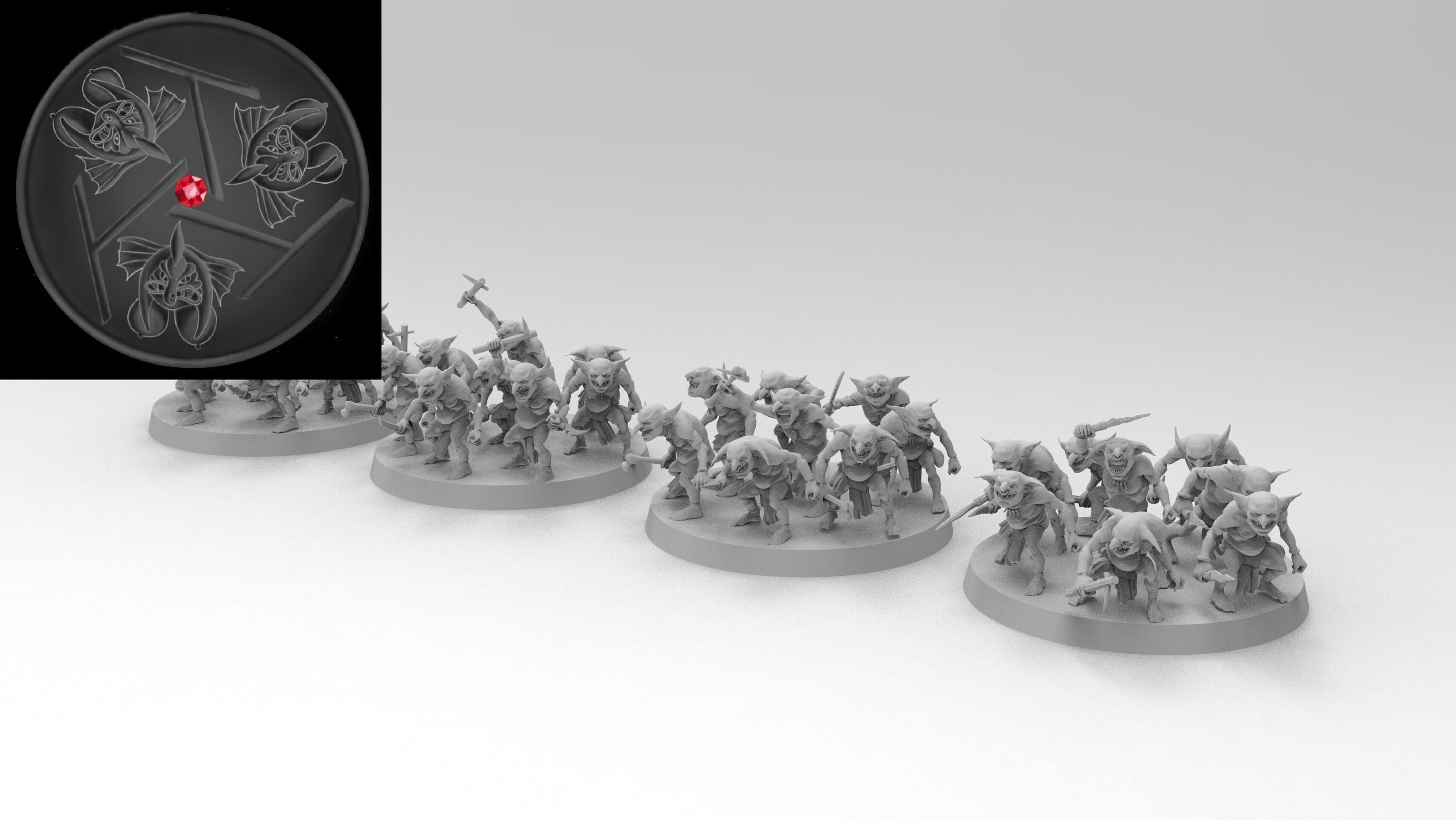 Snotlings (emang) orcs & goblins - wargames - resin miniatures - 28 mm - 2
