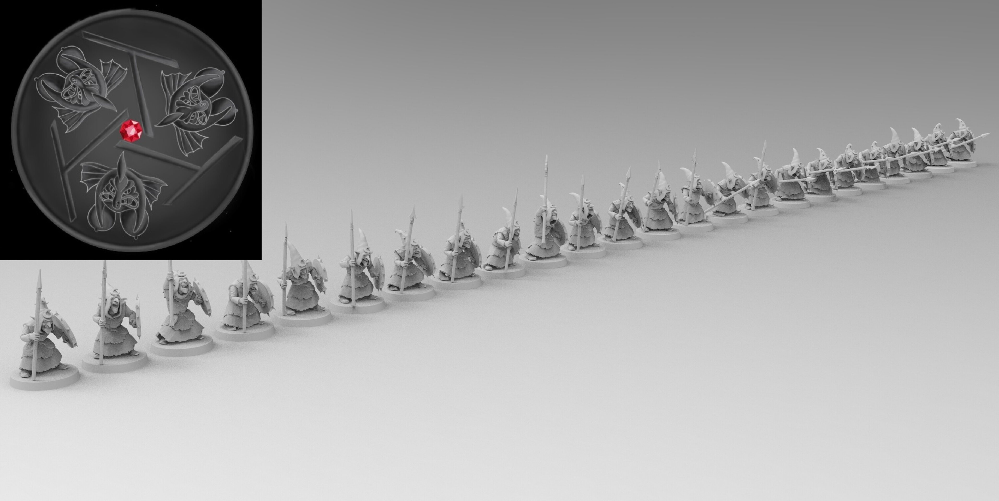 Night Goblins (emang) orcs & goblins - wargames - resin miniatures - 28 mm - 4