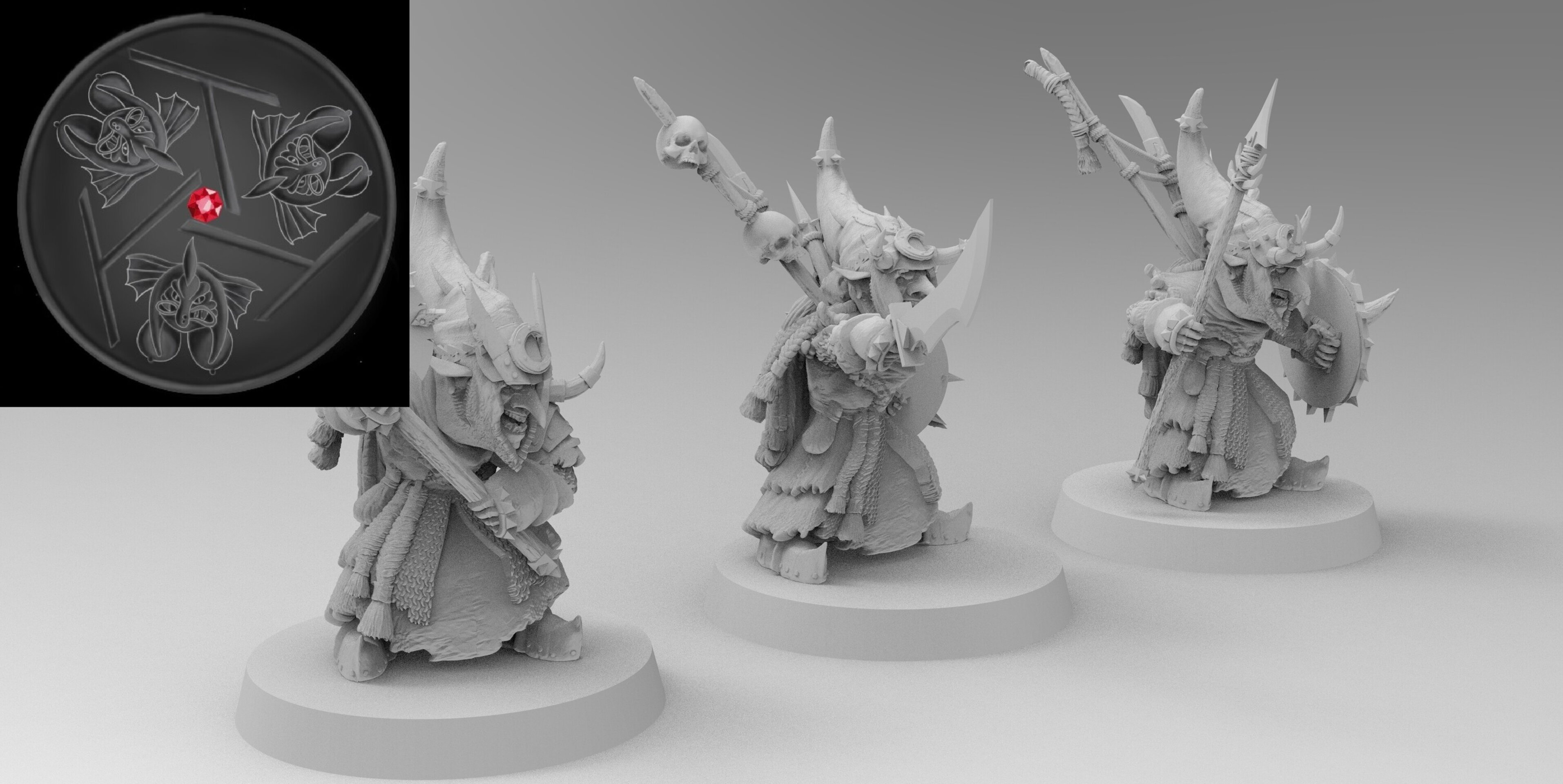 Night Goblin Hero on foot (emang) orcs & goblins - wargames - resin miniatures - 28 mm - 1
