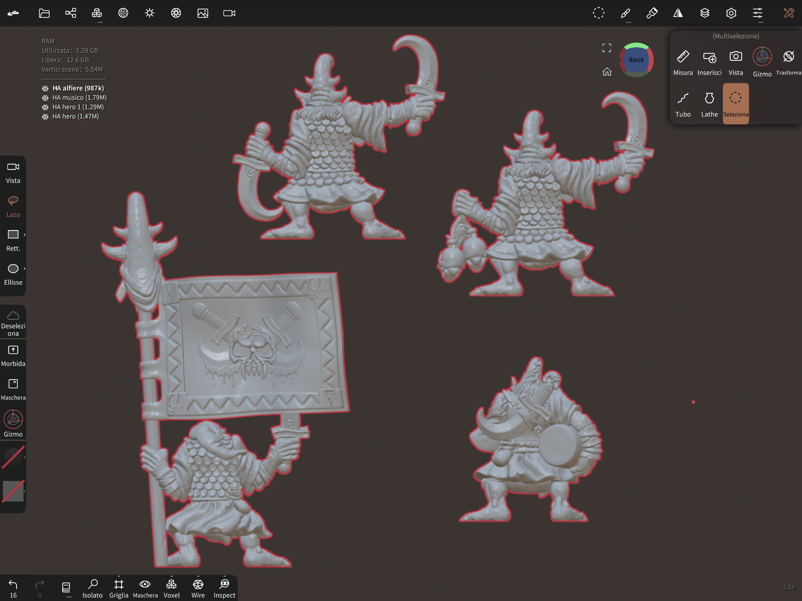 Command Group Hobgoblin (fabelzel) chaos dwarfs oldhammer - 28 mm - 8