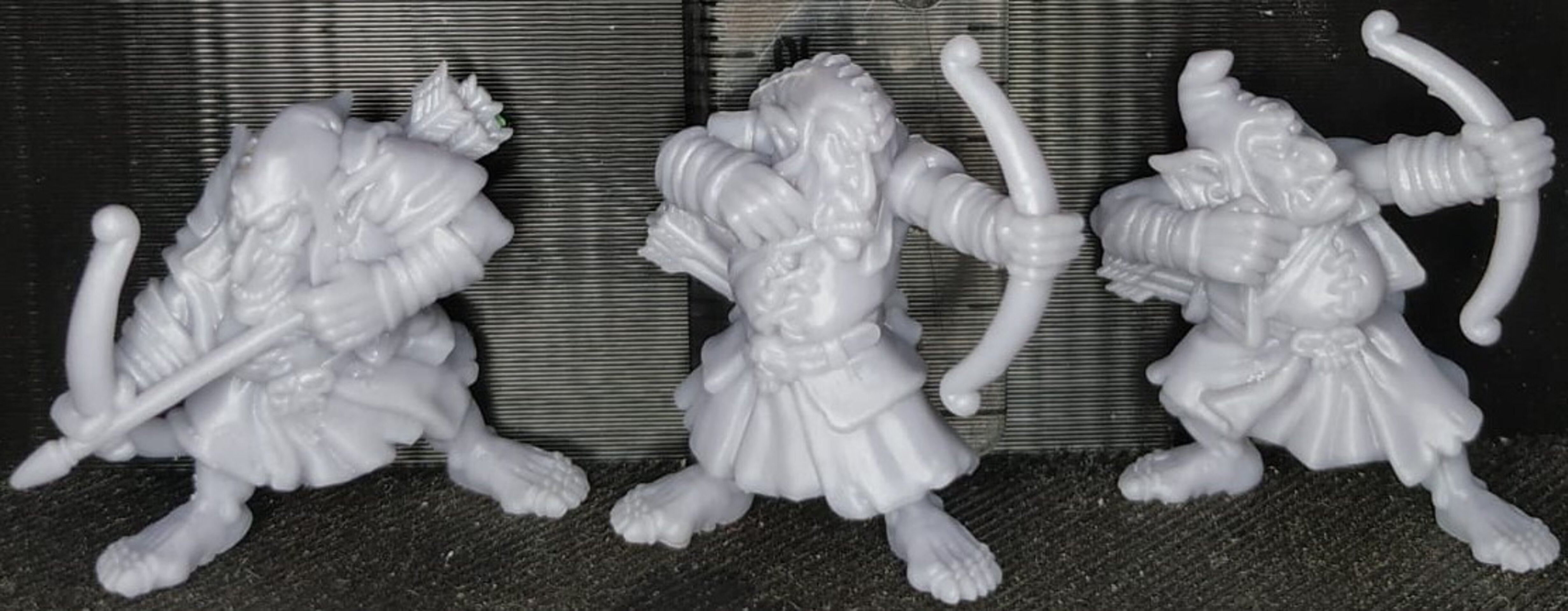 Hobgoblin Archers (fabelzel) chaos dwarfs oldhammer - resin miniatures - 28 mm - 4