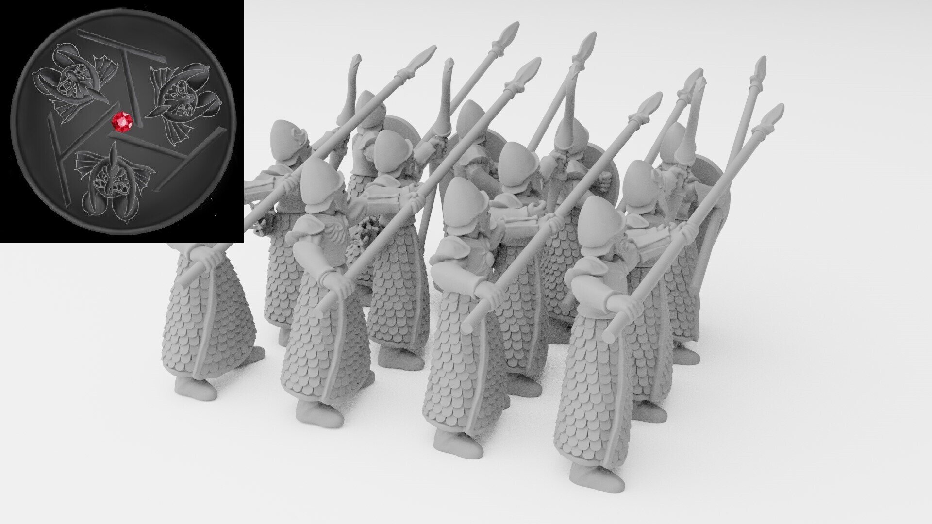 Sea Guard (ilhadiel) high elves - wargames - resin miniatures - 28 mm - 4