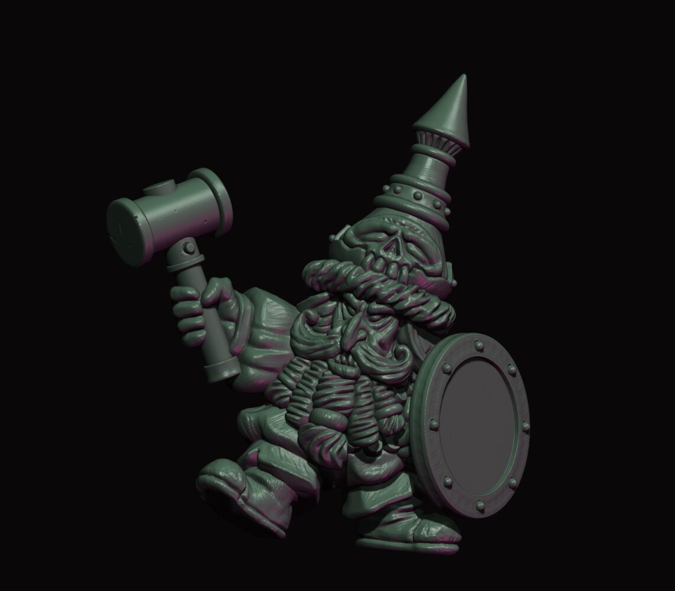 Chaos Dwarfs Warriors  (fabelzel) chaos dwarfs oldhammer - resin - 28 mm - 10