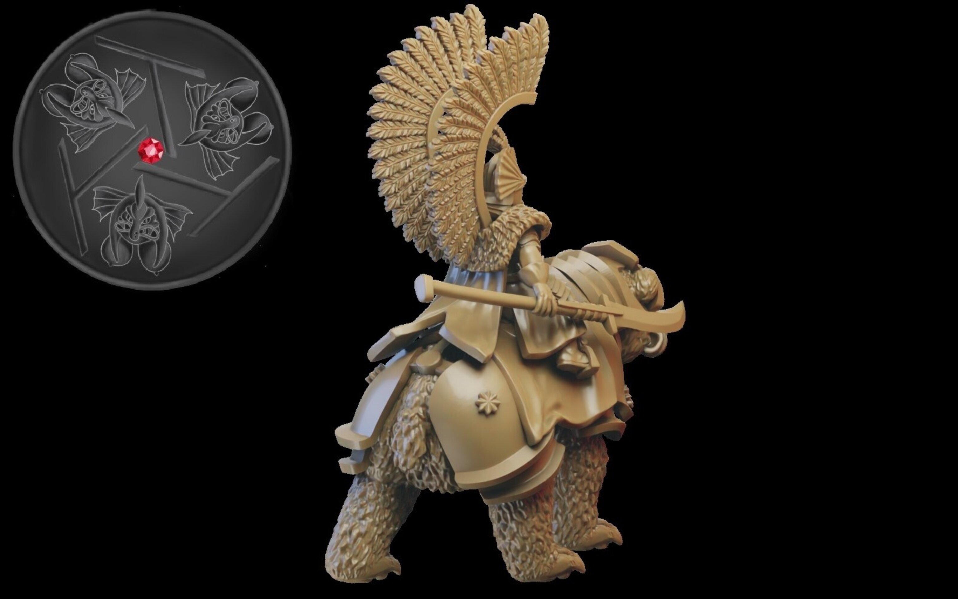 Tzar Character (ilhadiel) kislev - wargames - resin miniatures - 28 mm - 3