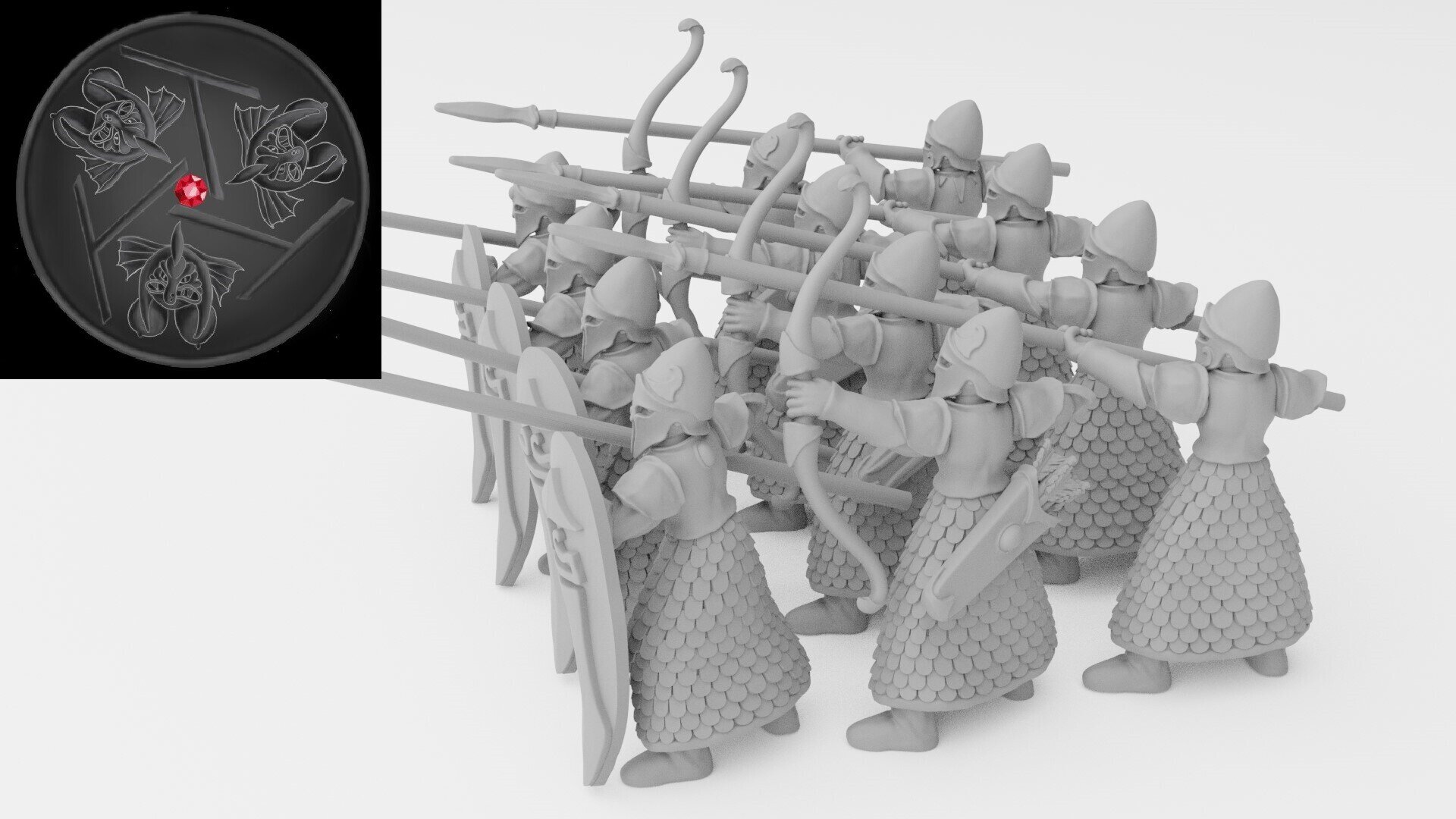 Sea Guard (ilhadiel) high elves - wargames - resin miniatures - 28 mm - 2