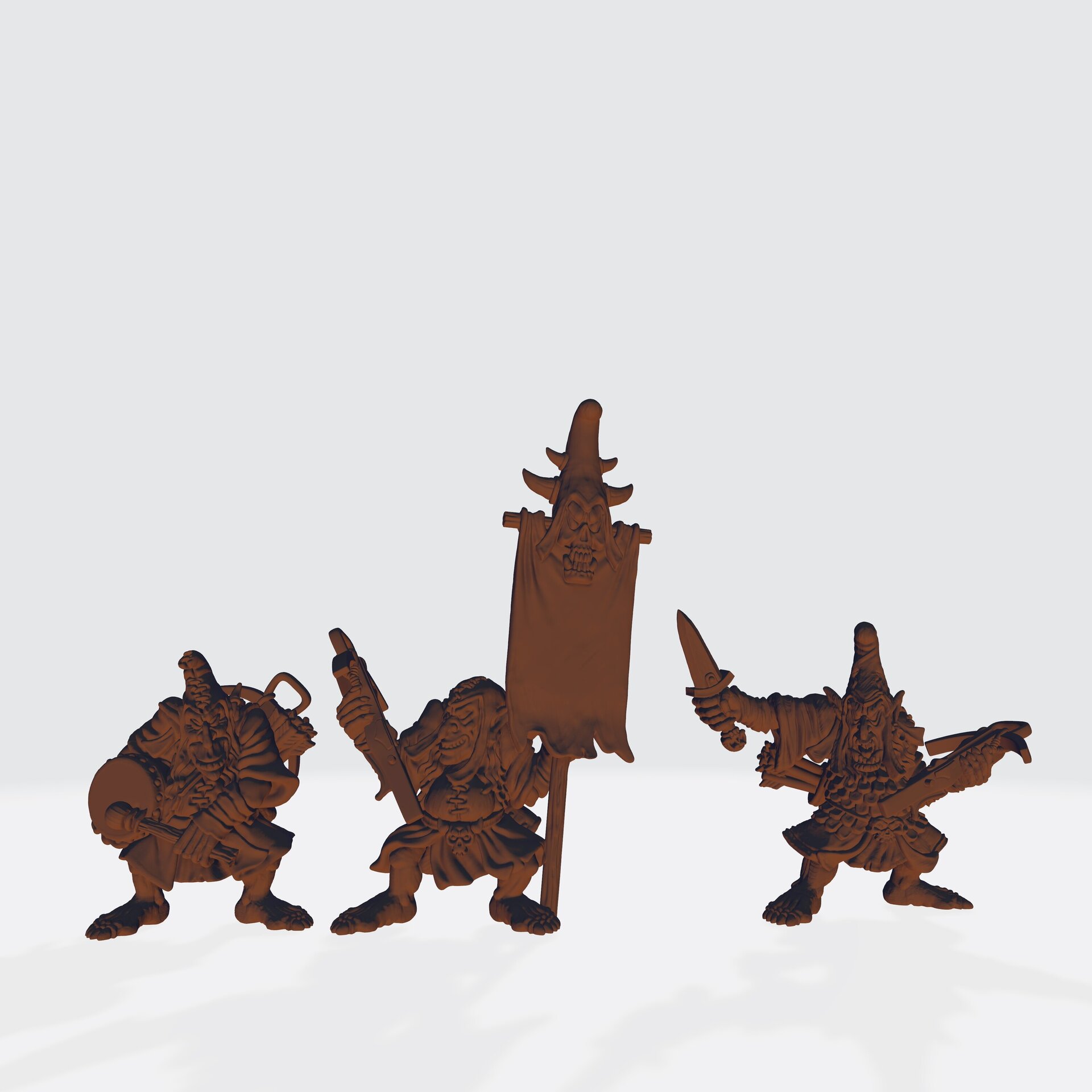 Command Group Hobgoblin (fabelzel) chaos dwarfs oldhammer - 28 mm - 6