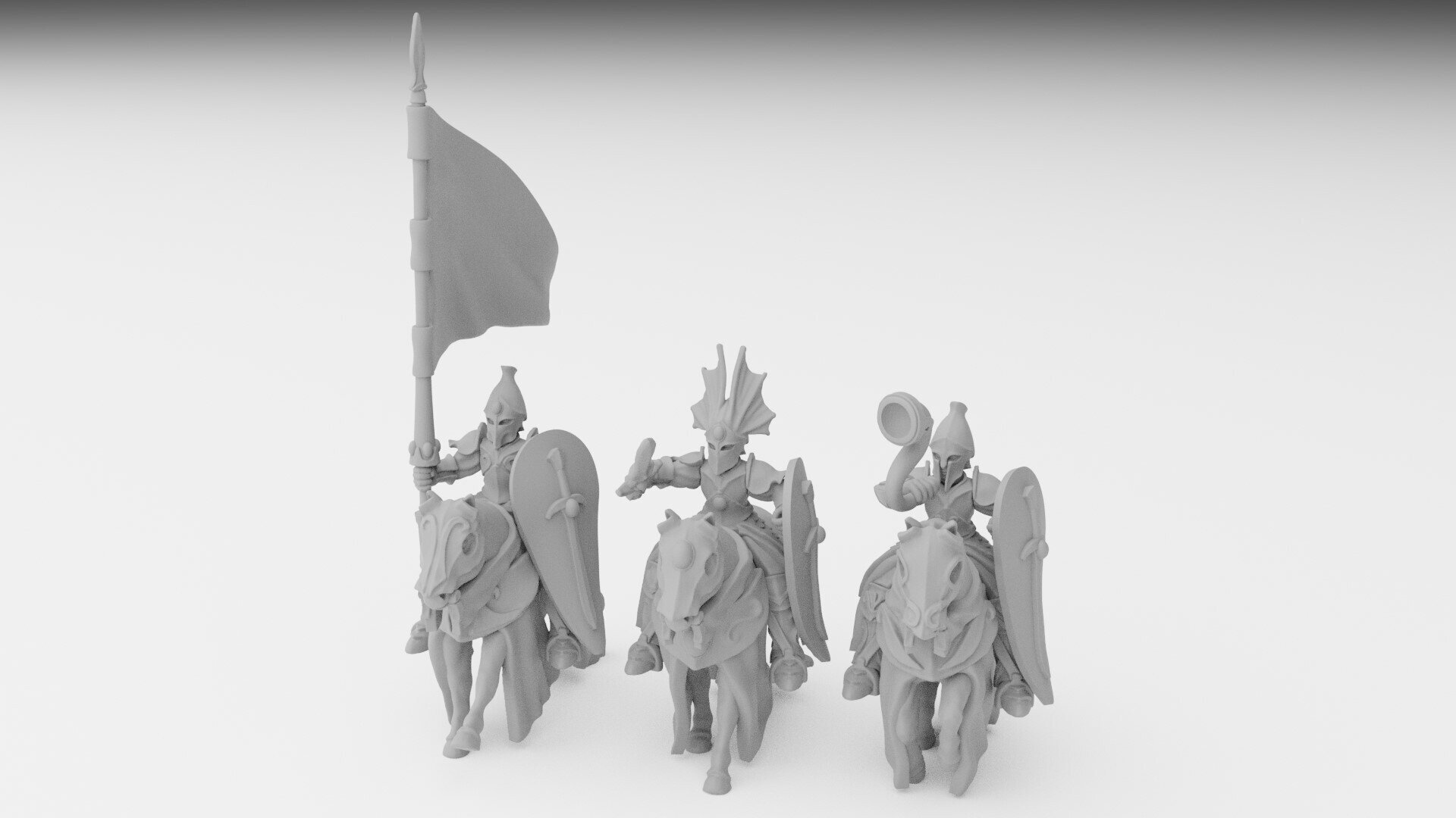 Silver Helms (ilhadiel) high elves - wargames - resin miniatures - 28 mm - 3
