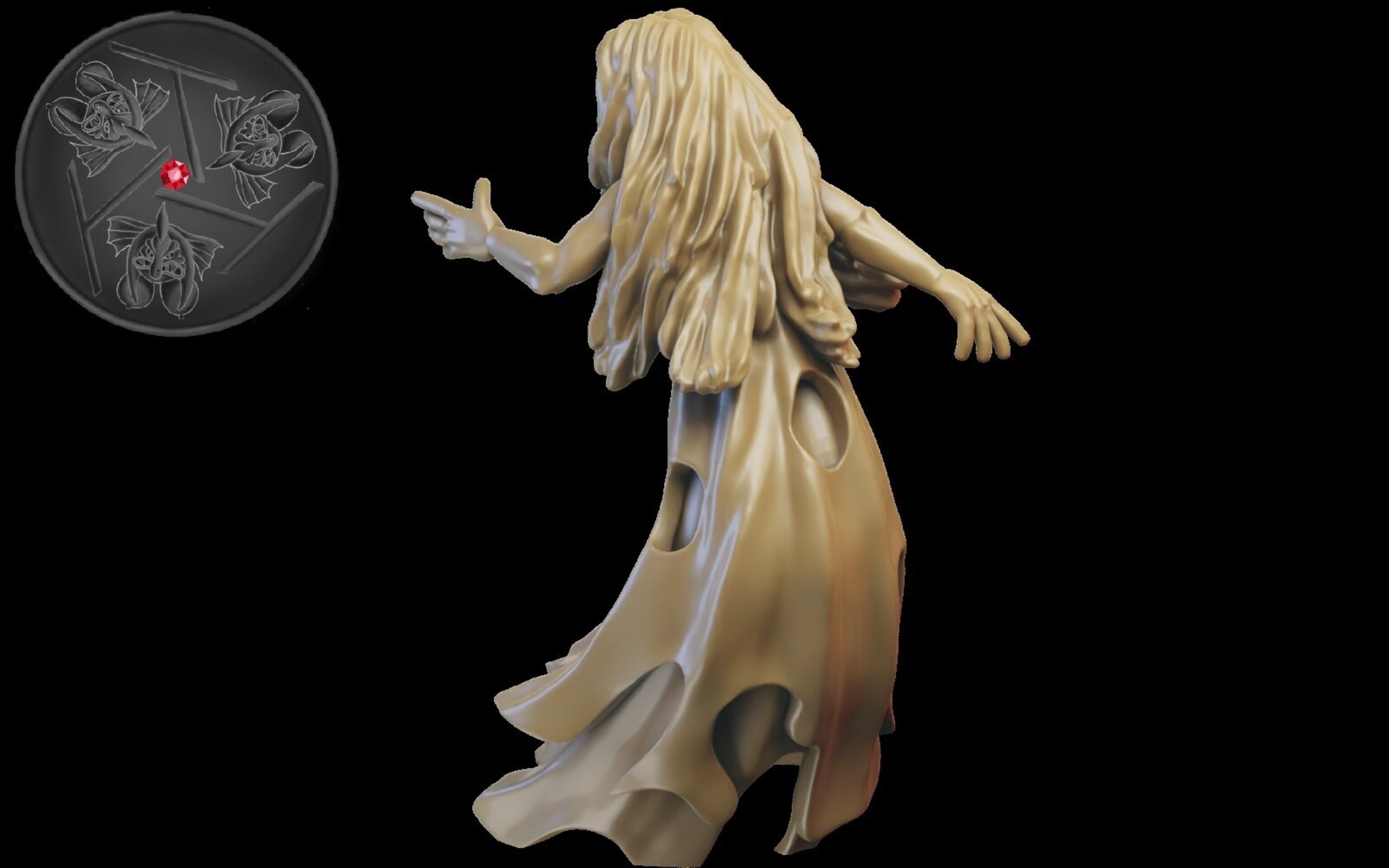 Banshee (ilhadiel) vampire counts 28 mm - 2