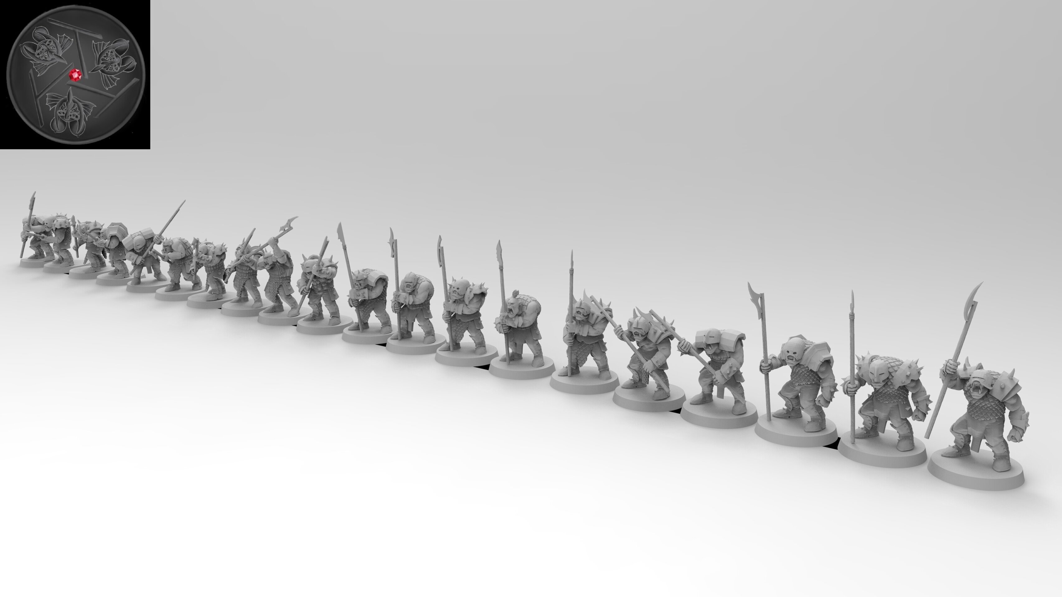 Orcs (emang) orcs & goblins - wargames - resin miniatures - 28 mm - 3