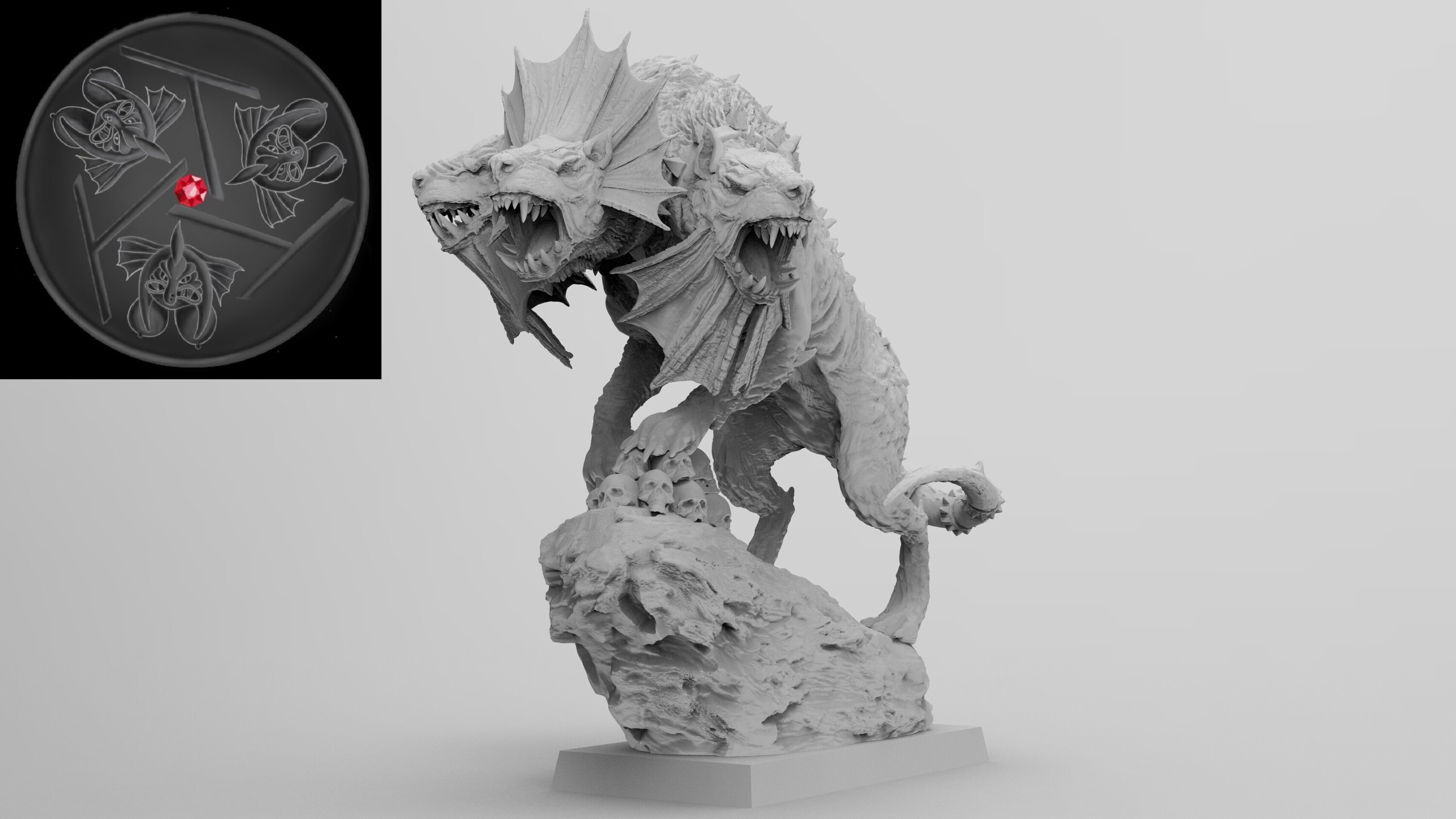 Flesh Hound Character (emang) chaos daemons - resin miniatures - 28 mm - 4