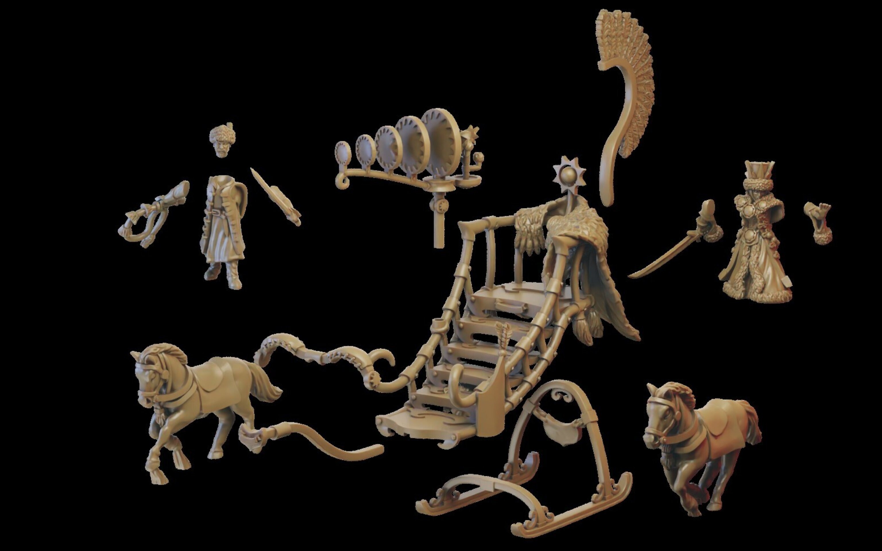 Luminark (ilhadiel) kislev - wargames - resin miniatures - 28 mm - 4