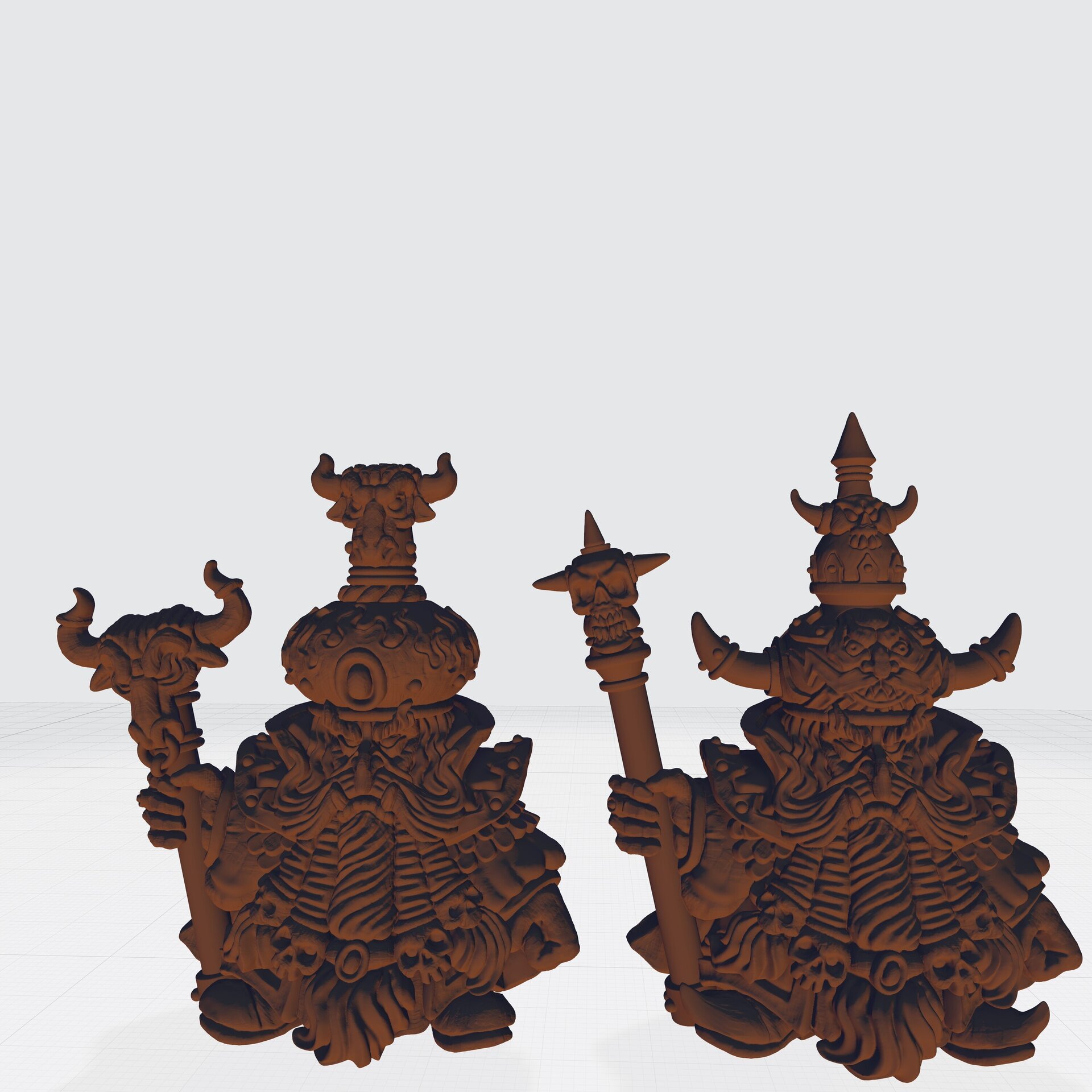 Sorcerer Prophet on foot (fabelzel) chaos dwarfs oldhammer - 28 mm - 3