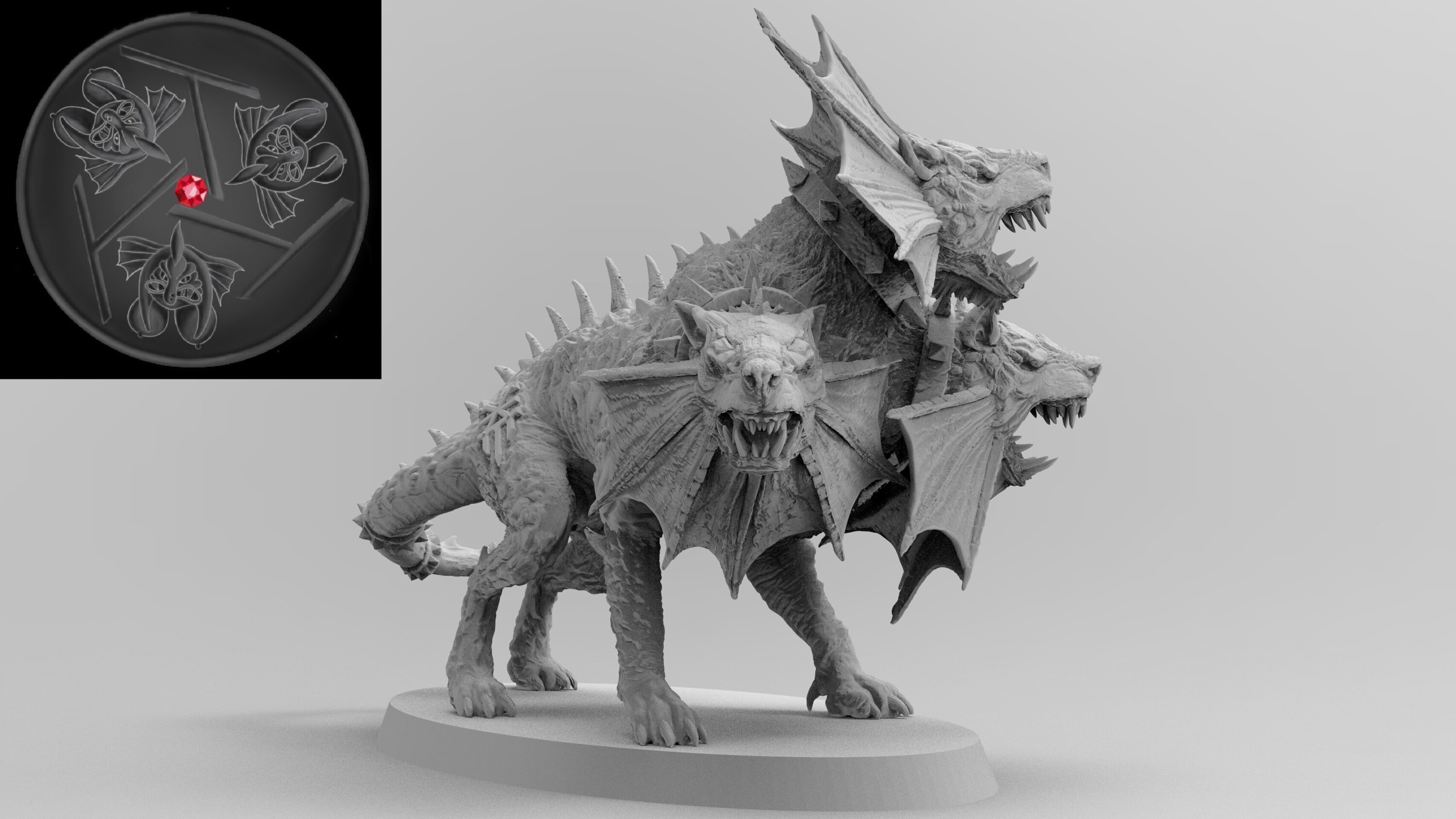 Flesh Hound Character (emang) chaos daemons - resin miniatures - 28 mm - 2